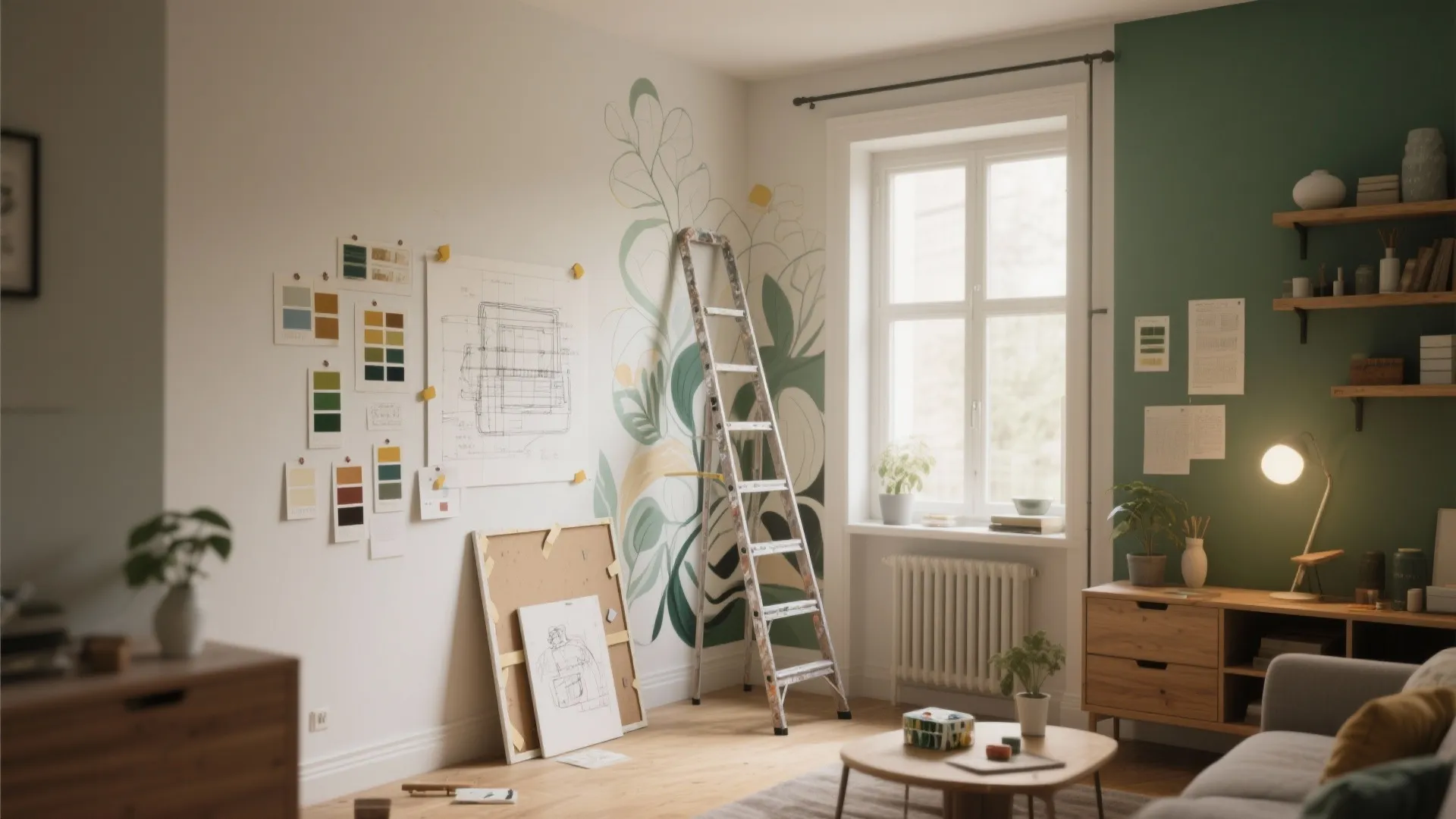 Wall Mural Painting: 5 Creative Ideas: Small-space mural inspirations I learned the hard way