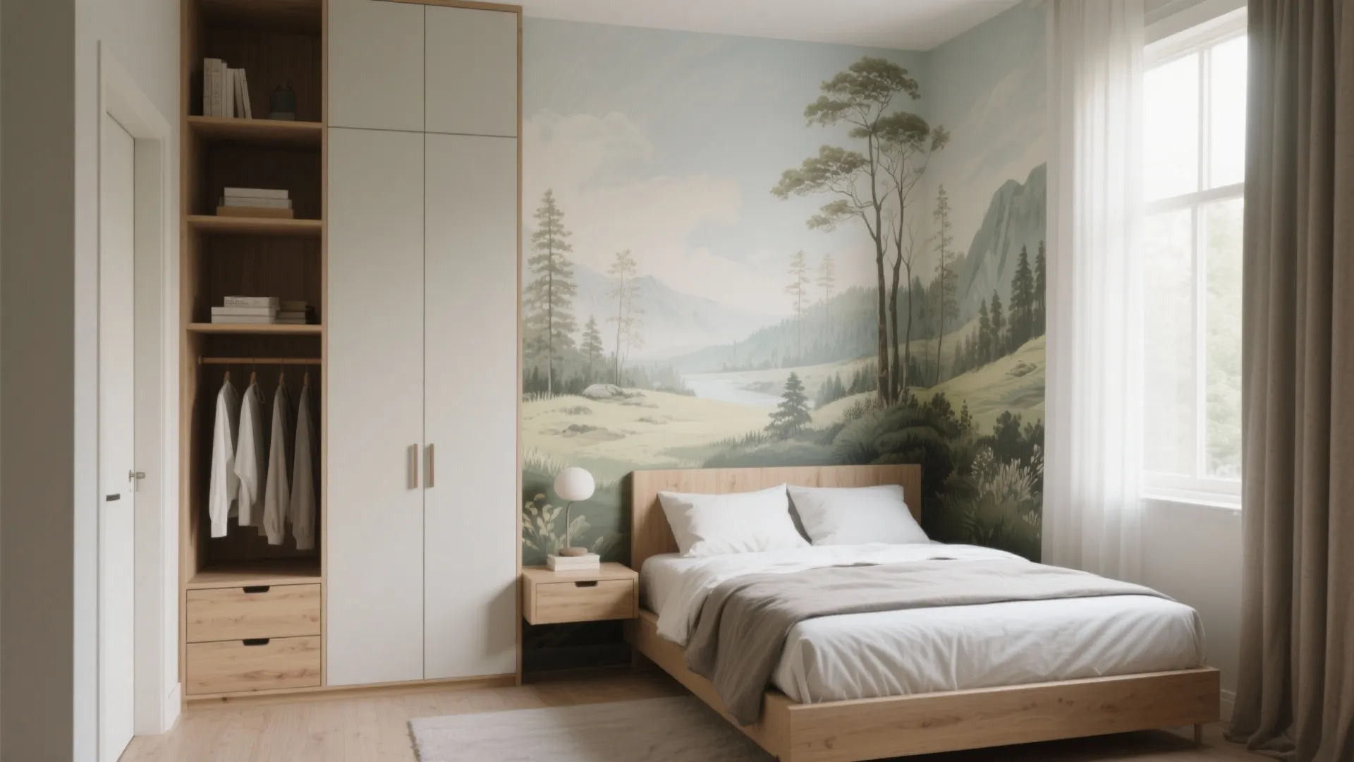 Painted Storage & Mural Integration