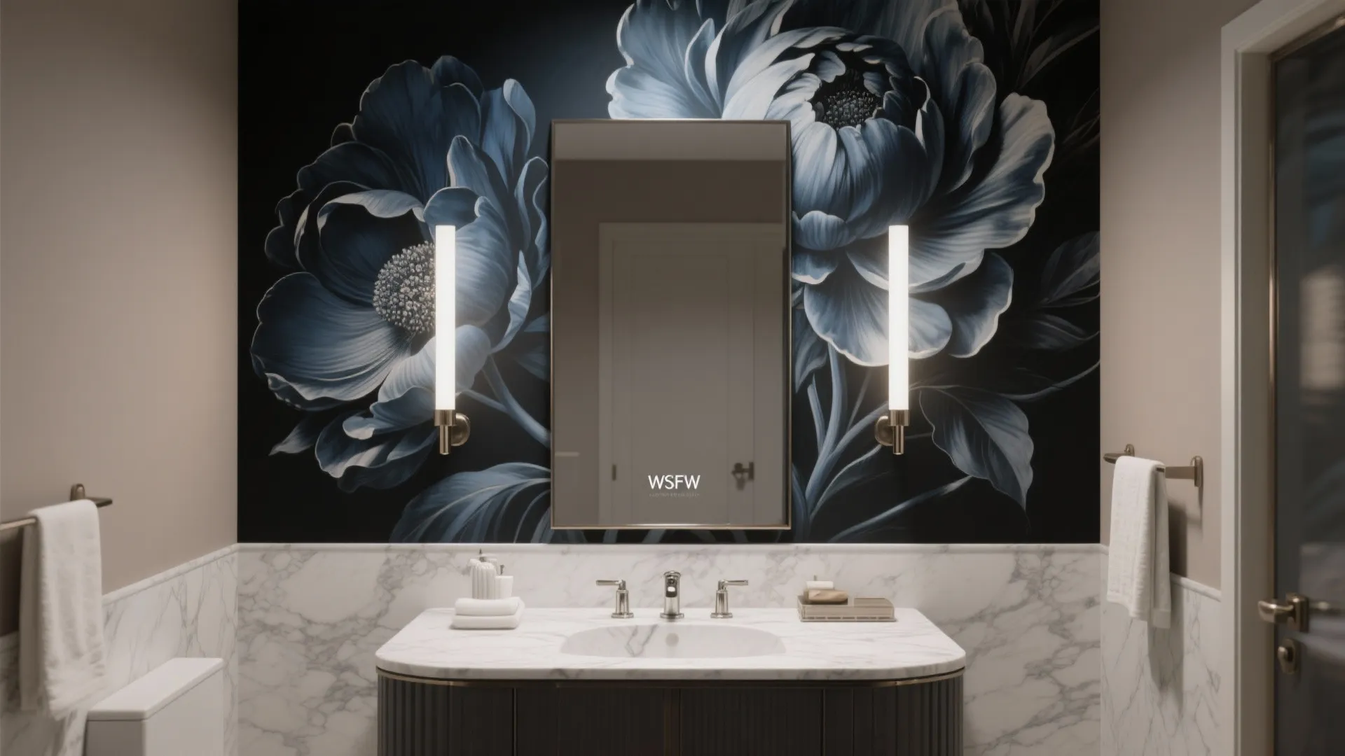 Big-Scale Mural to Stretch the Room