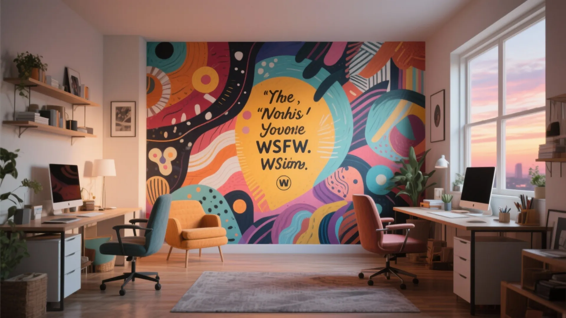 Inspirational Mural Wall