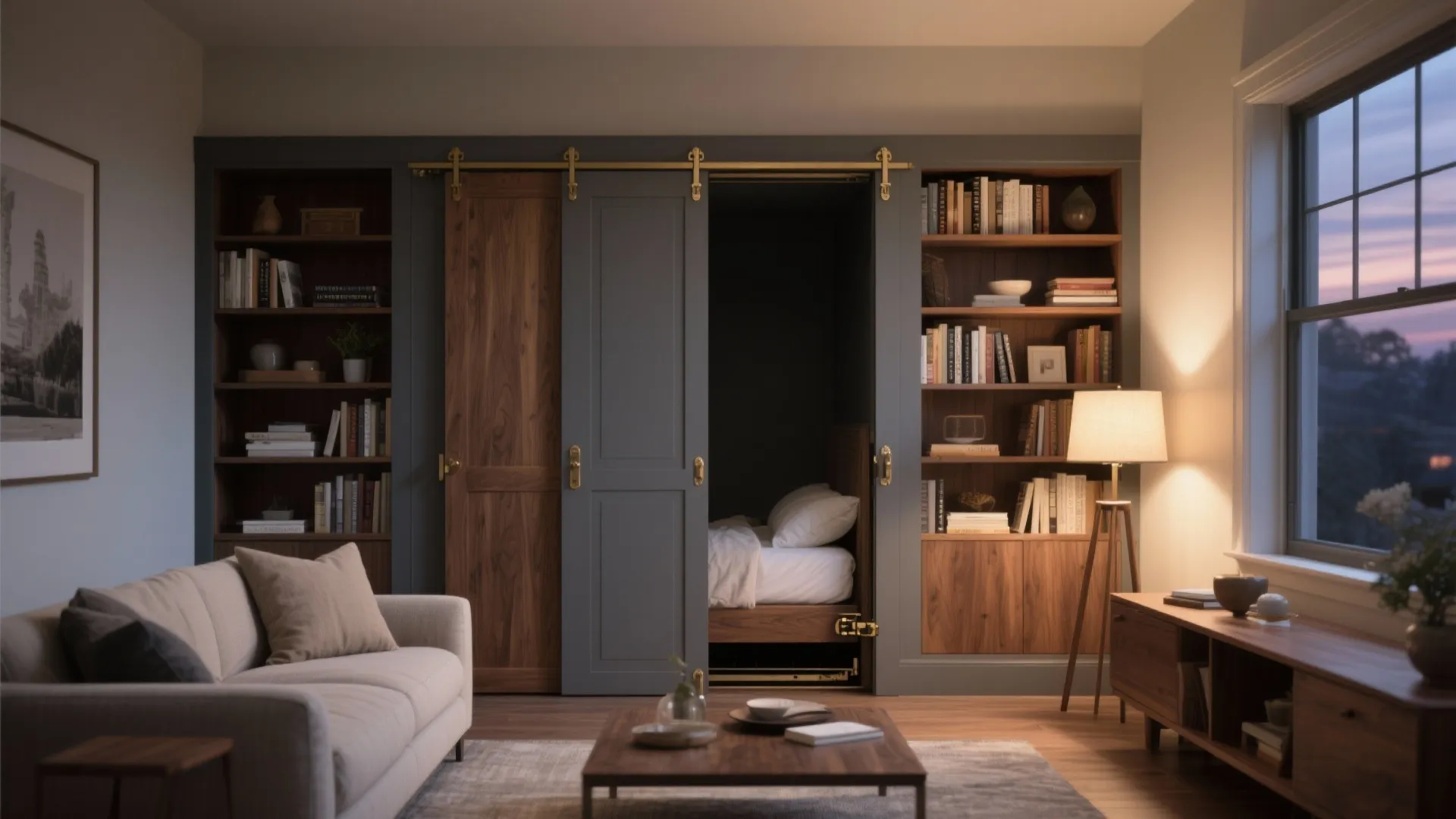 1. Classic Murphy Bed — the stealthy space-saver
