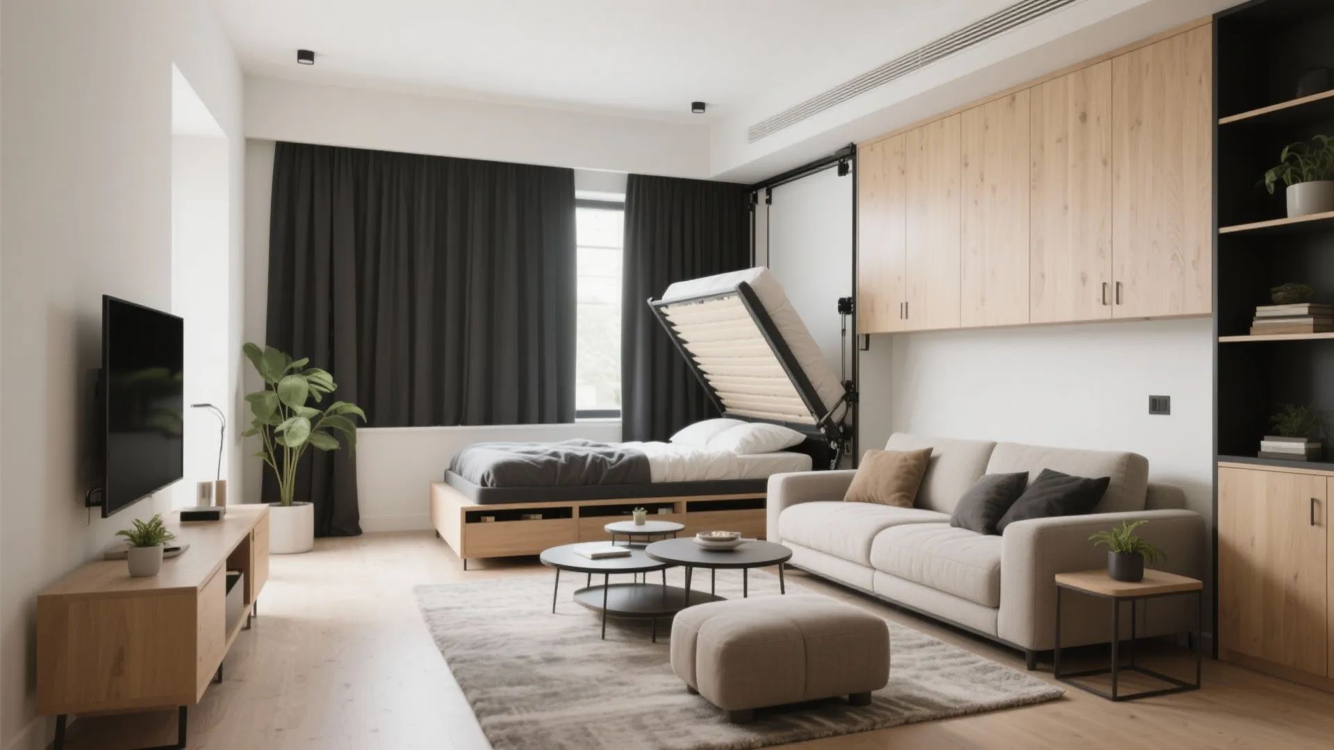 Convertible Furniture and a Hidden Bed