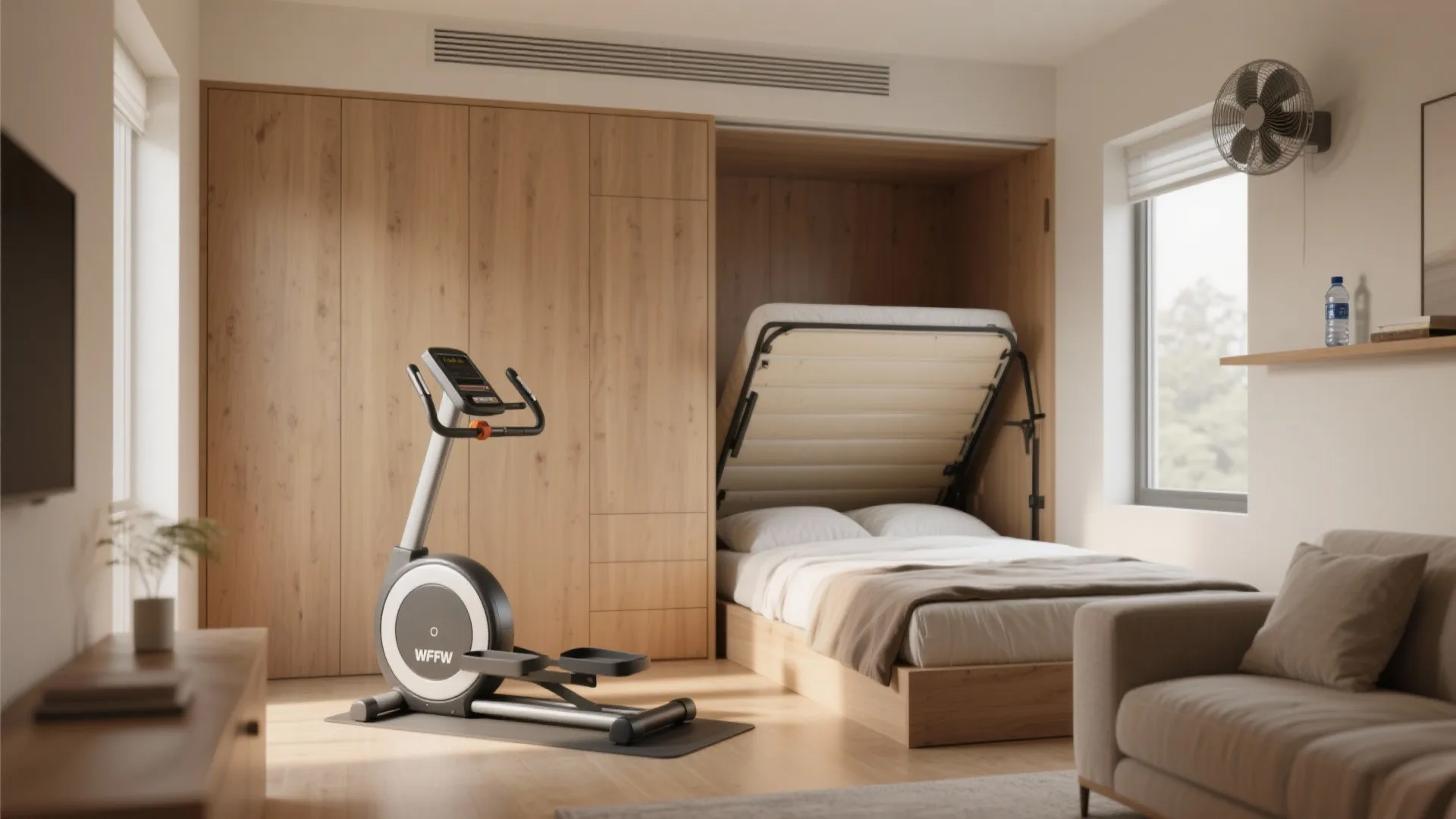 2. Make it multi-use: blend cardio with circulation space