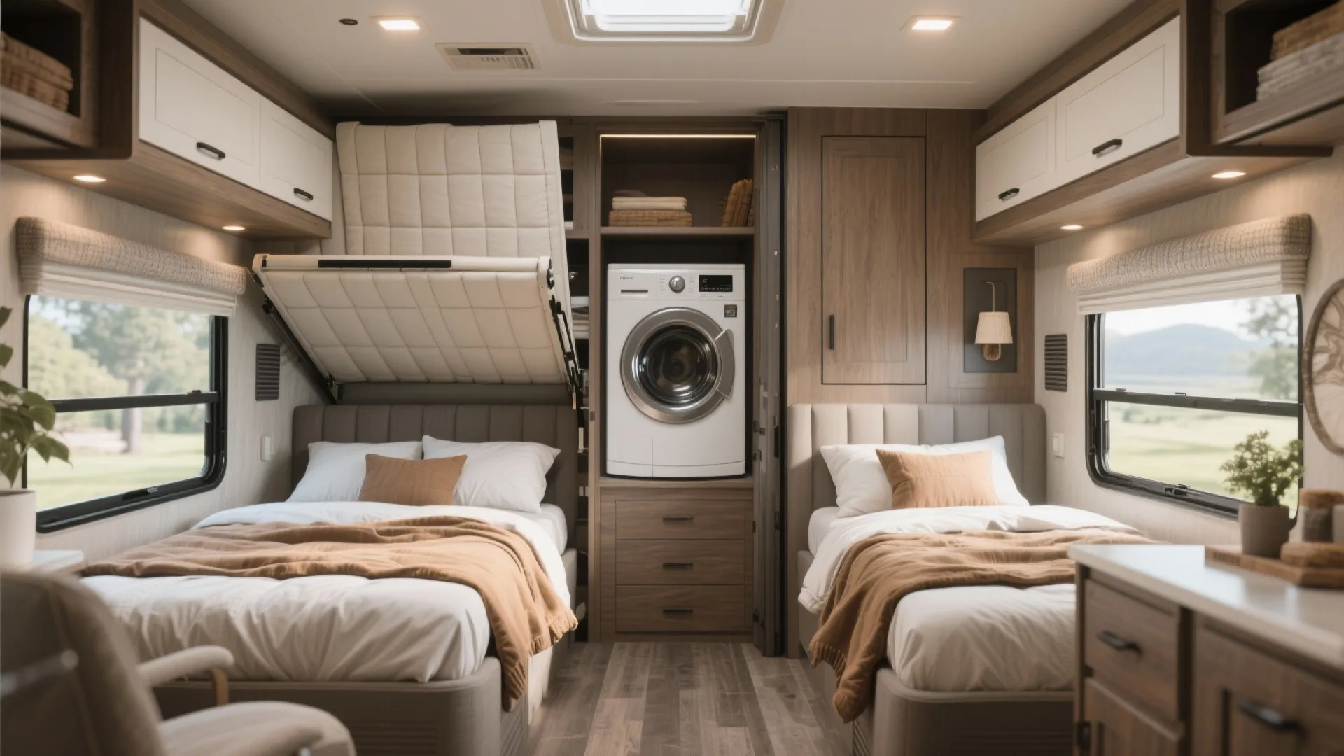 5. Flexible bedroom zoned design