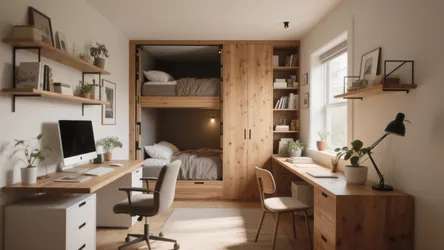 10 Murphy Bed Office Ideas