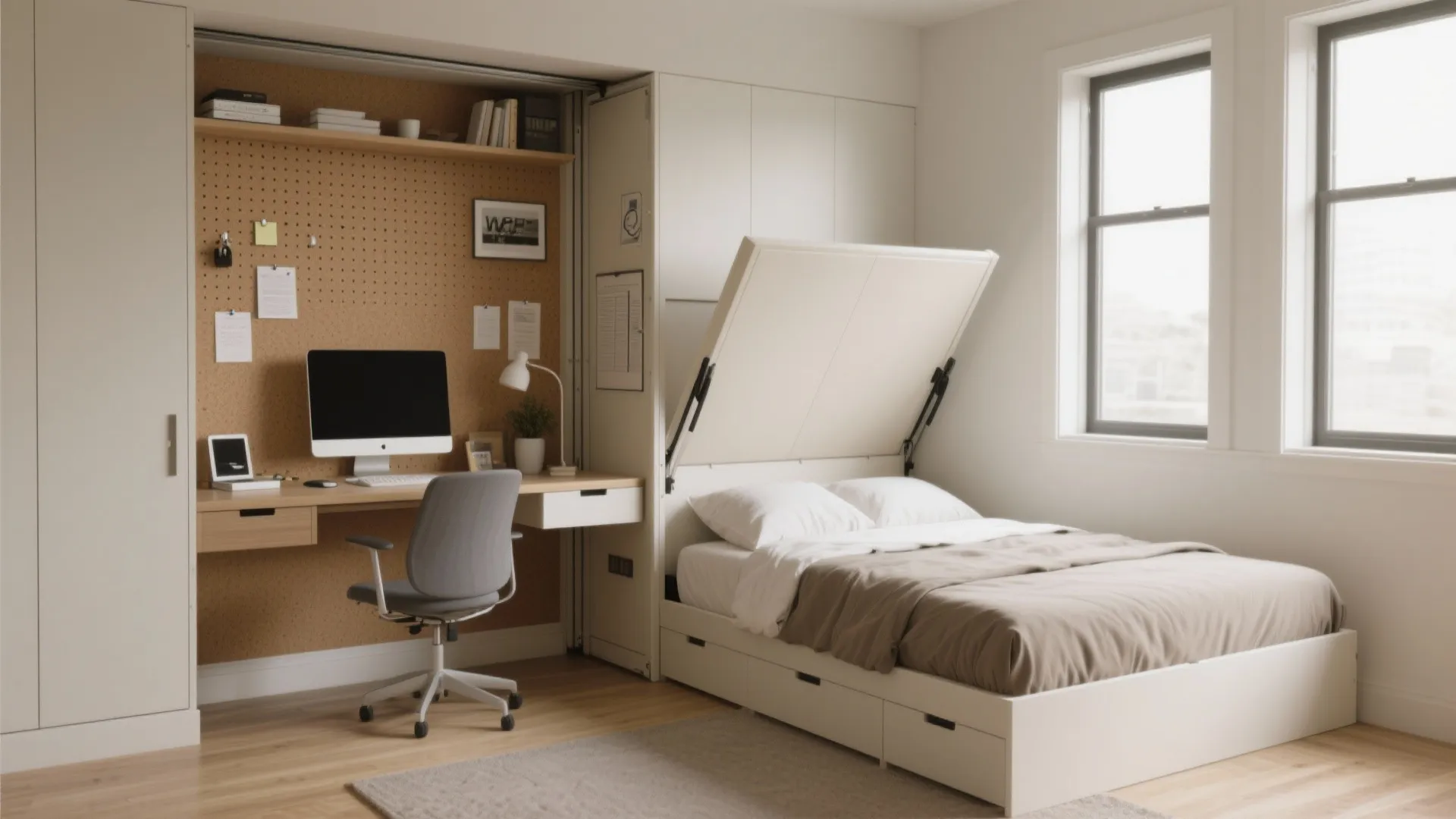 2. Murphy Bed to the Rescue