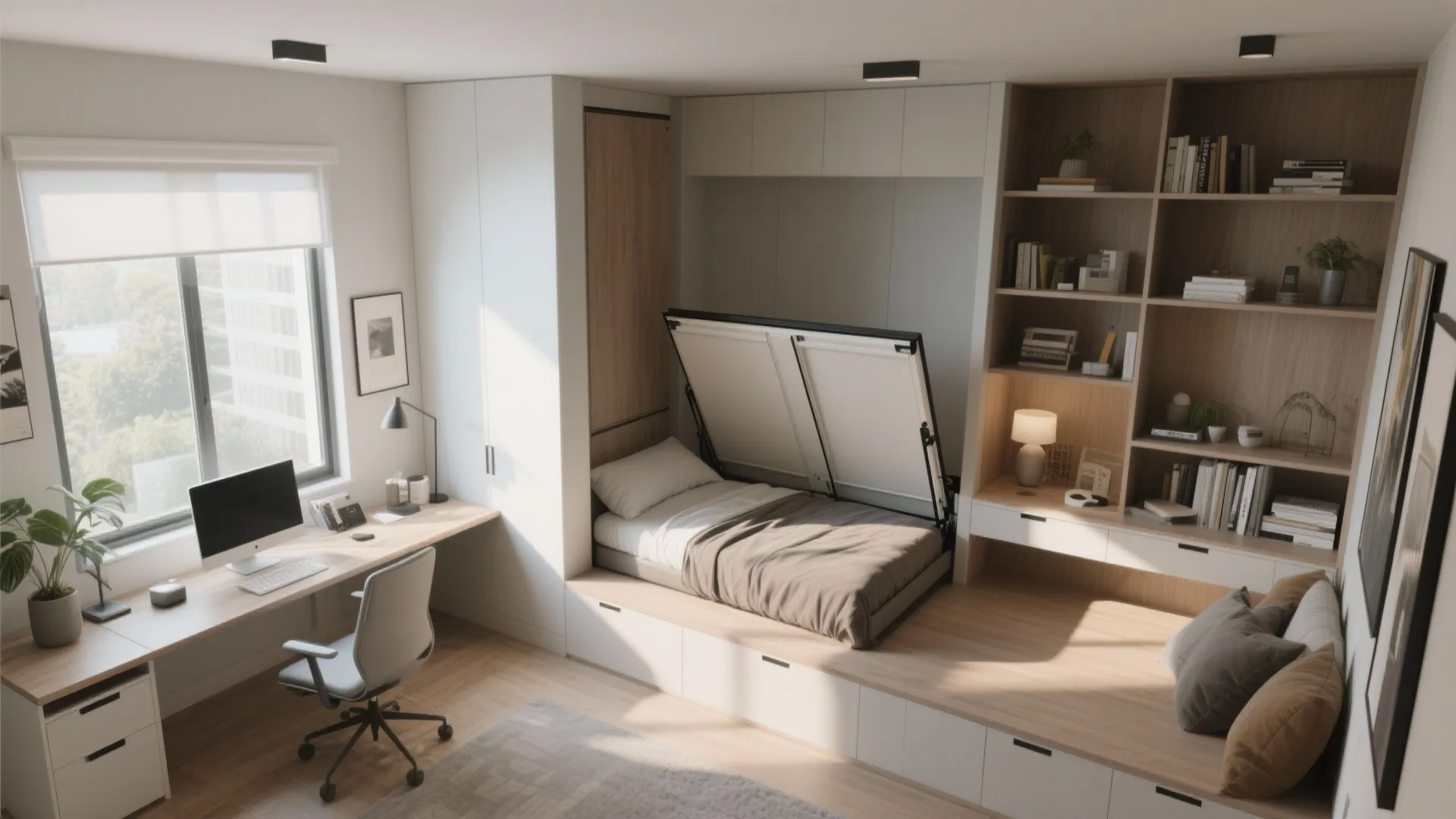 2. Flexible second bedroom: guest, office, or hobby room
