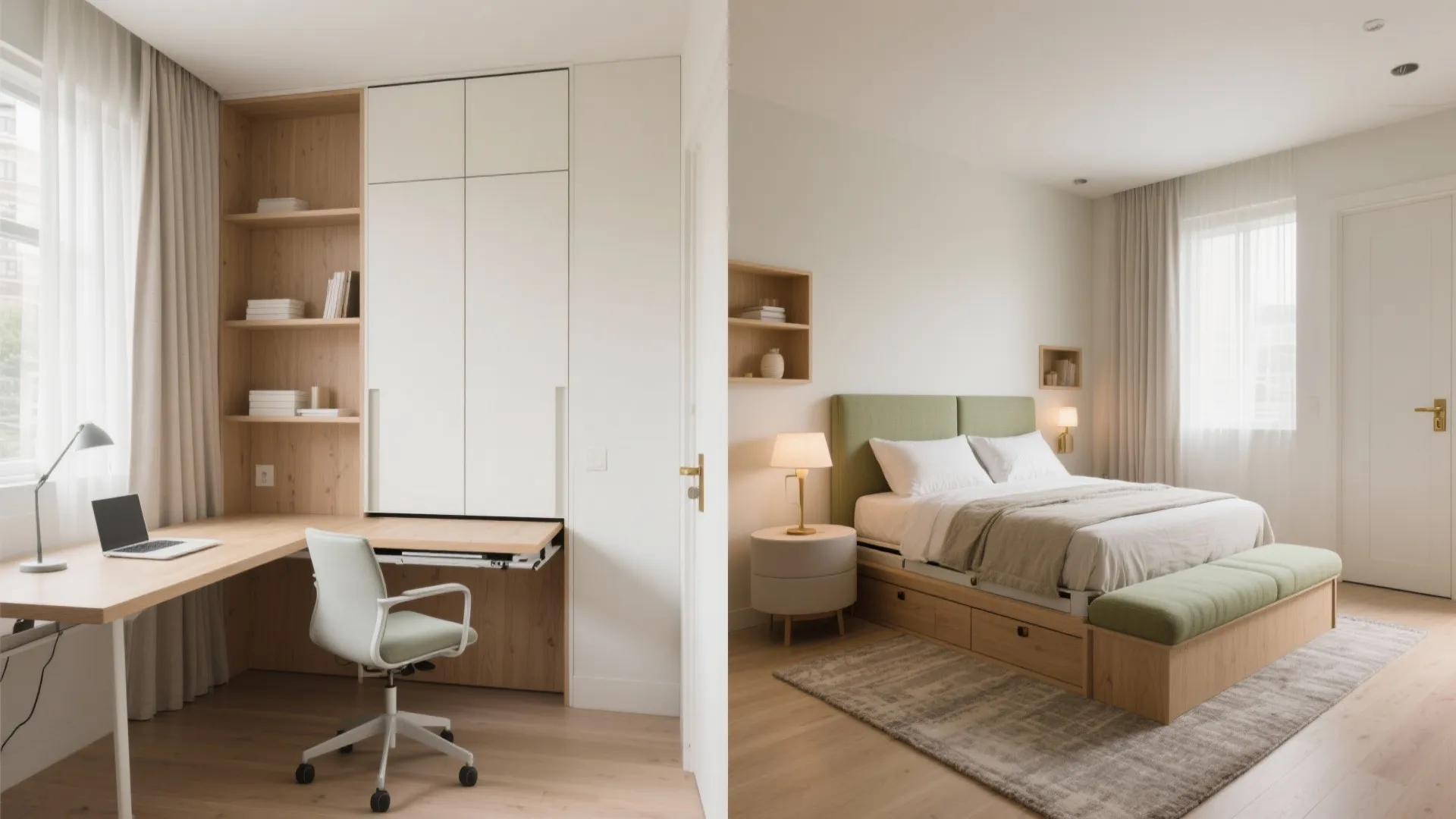 Smart multi-functional furniture for tight rooms