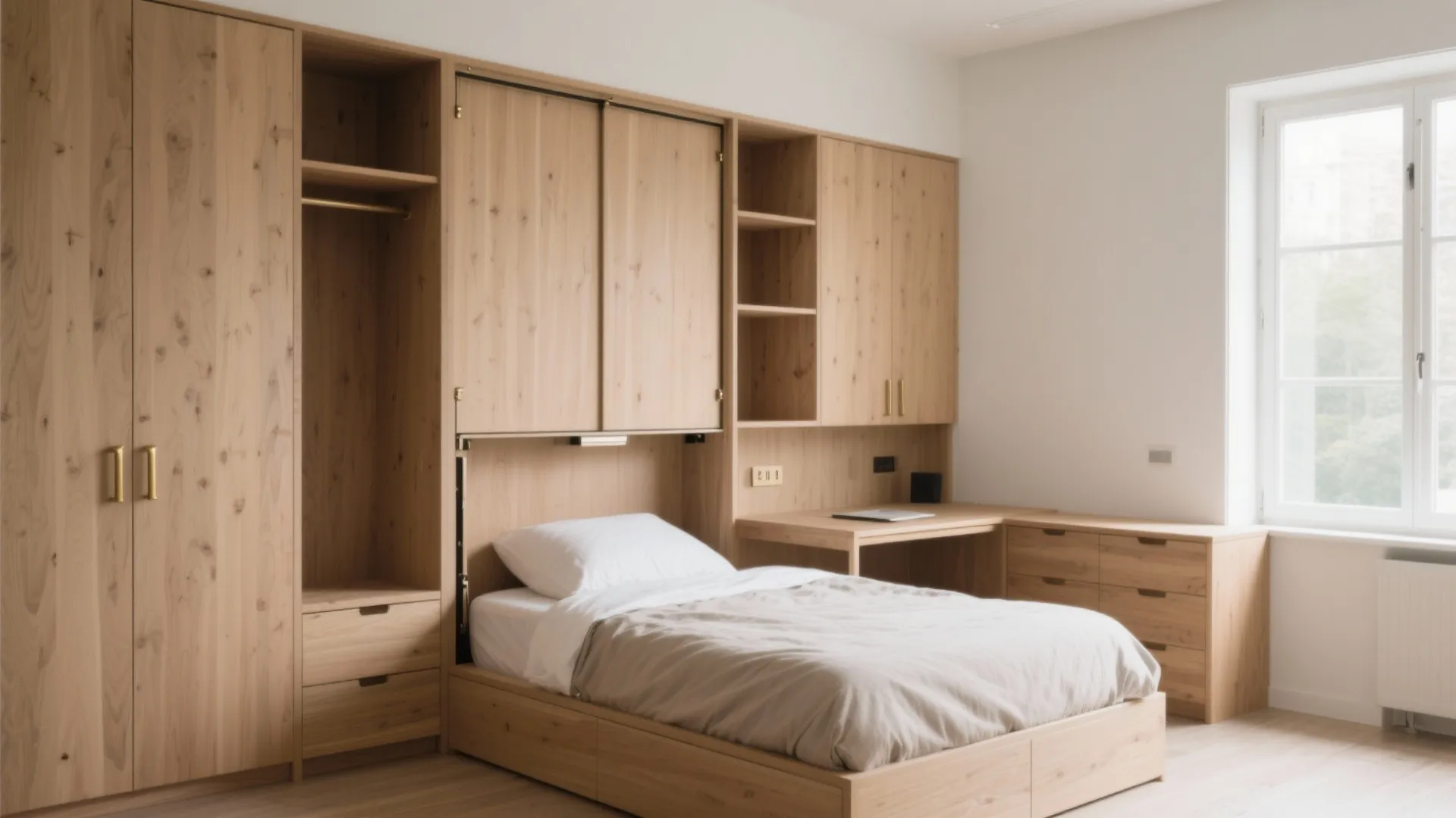 1. Classic Murphy with built-in storage