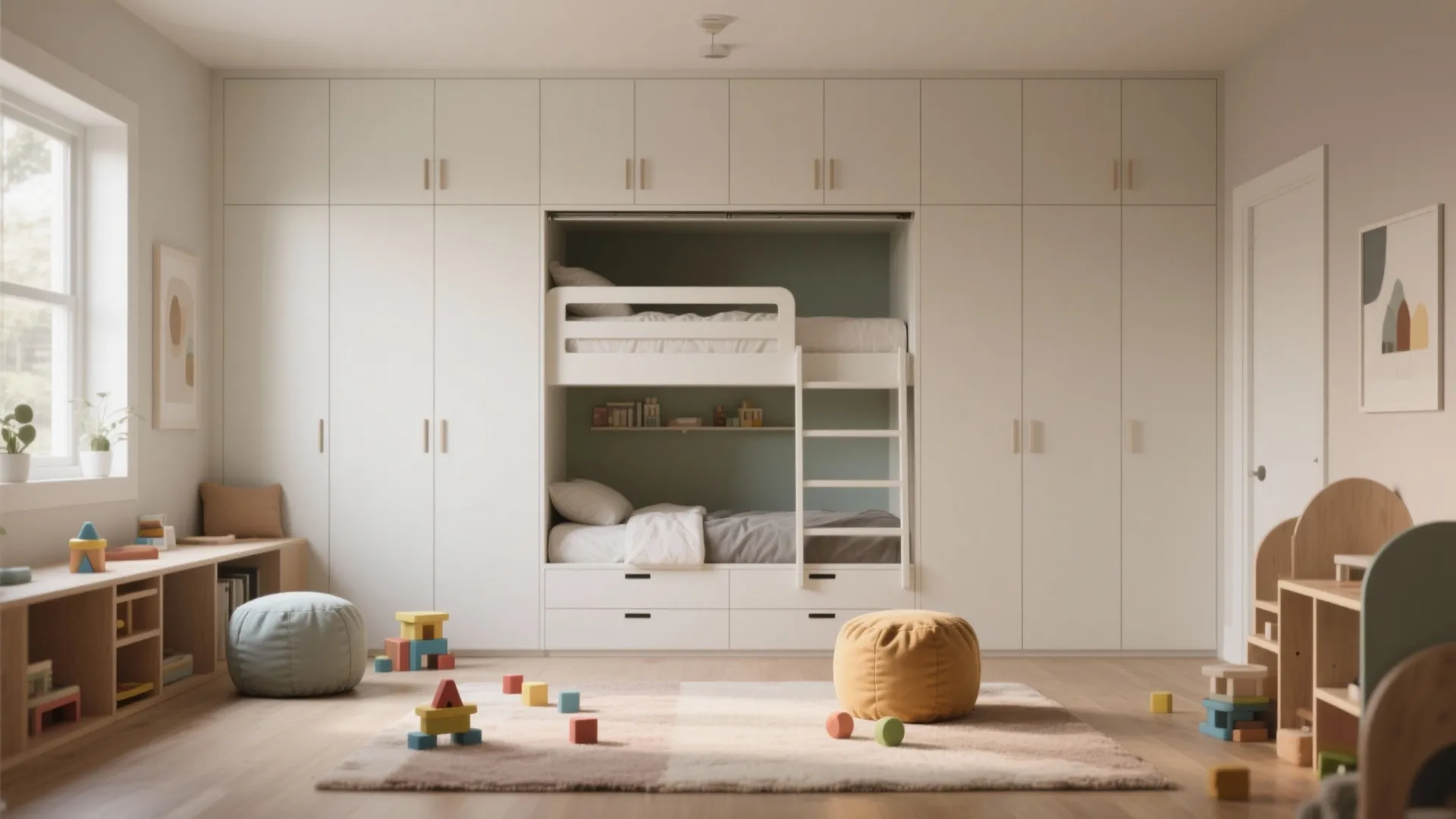 4. Foldaway or Murphy-Style Bunks