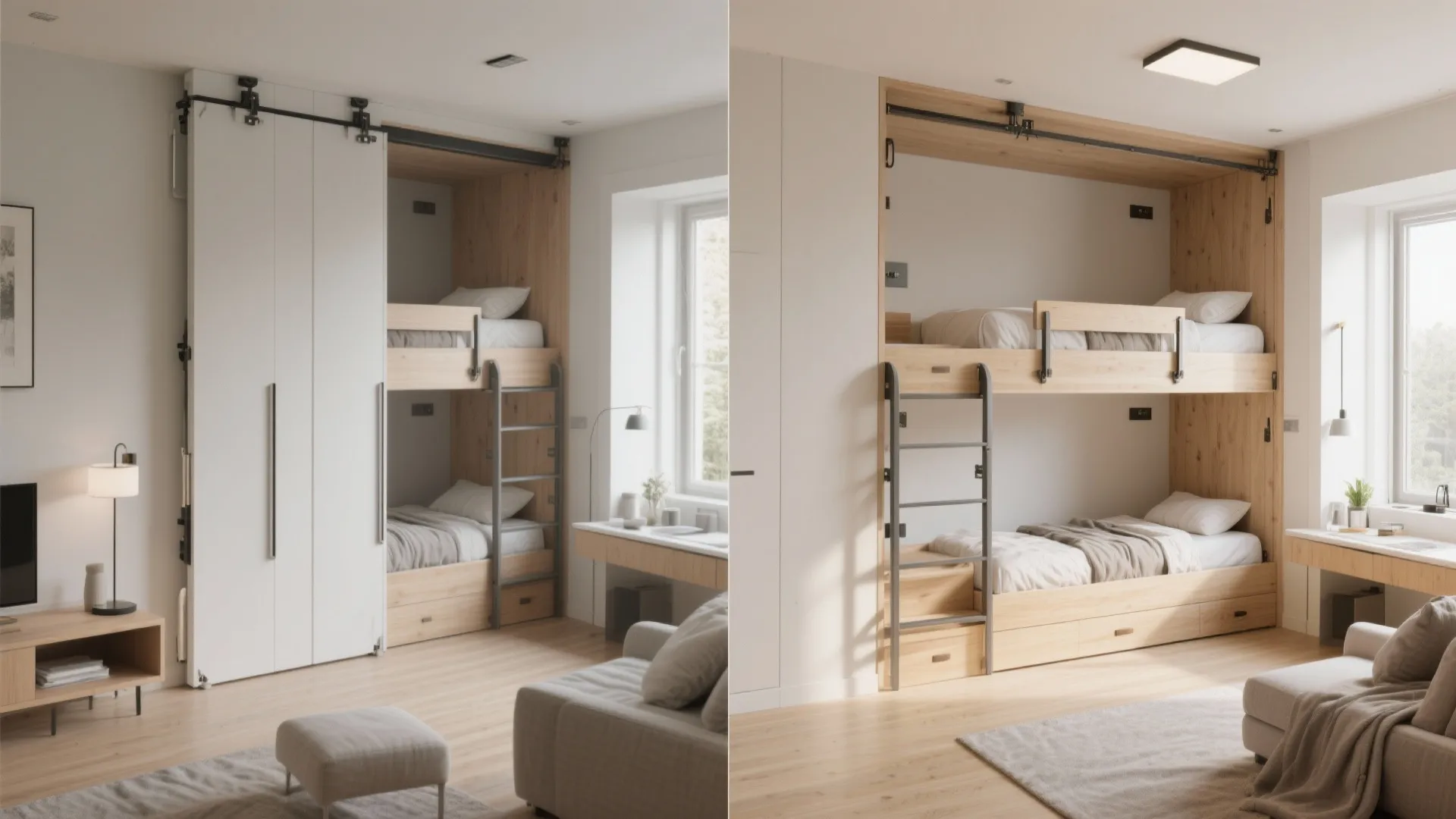 4. Fold-down and Murphy-style bunk solutions