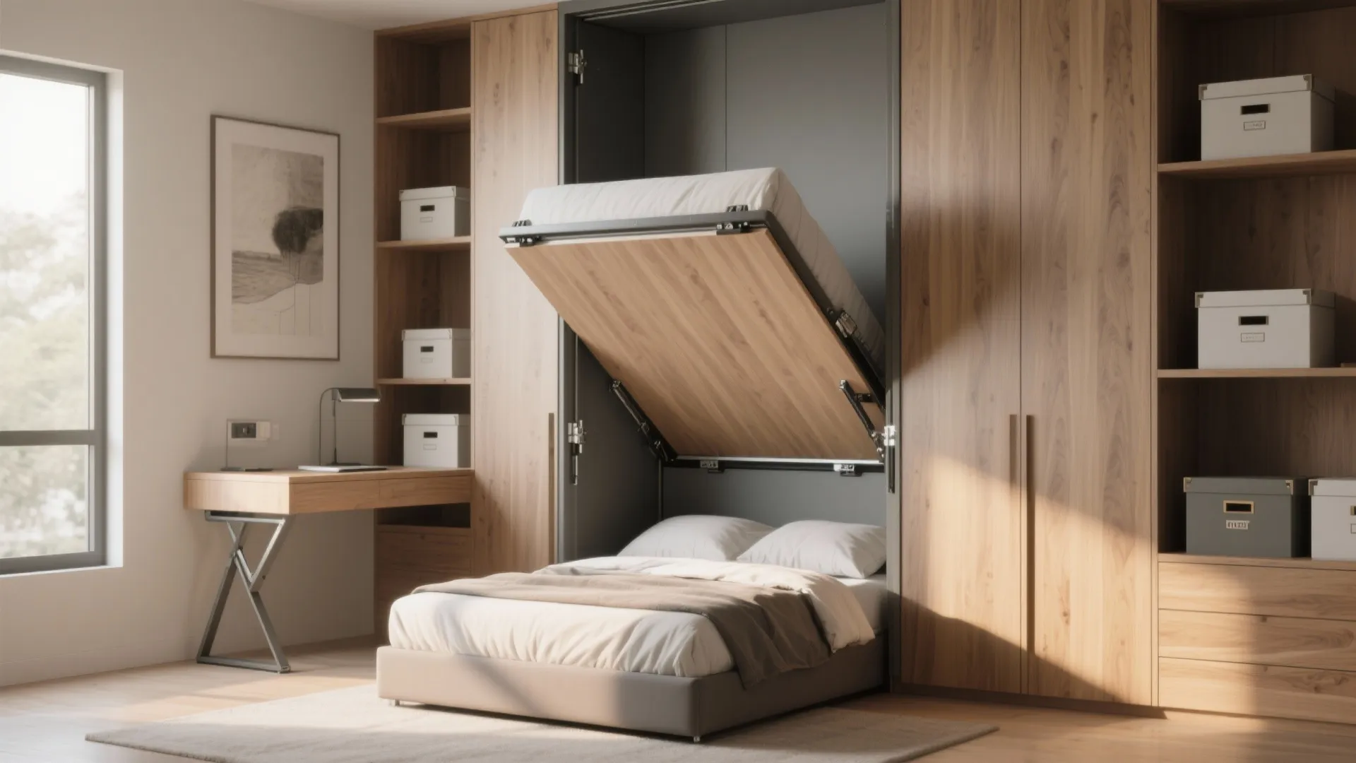 1. Murphy beds: the classic space-saver with style