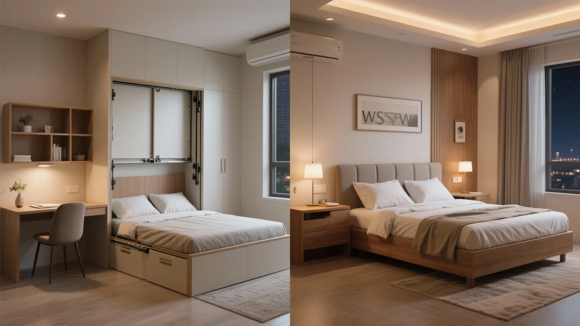 A Murphy Bed Plus a Study Nook