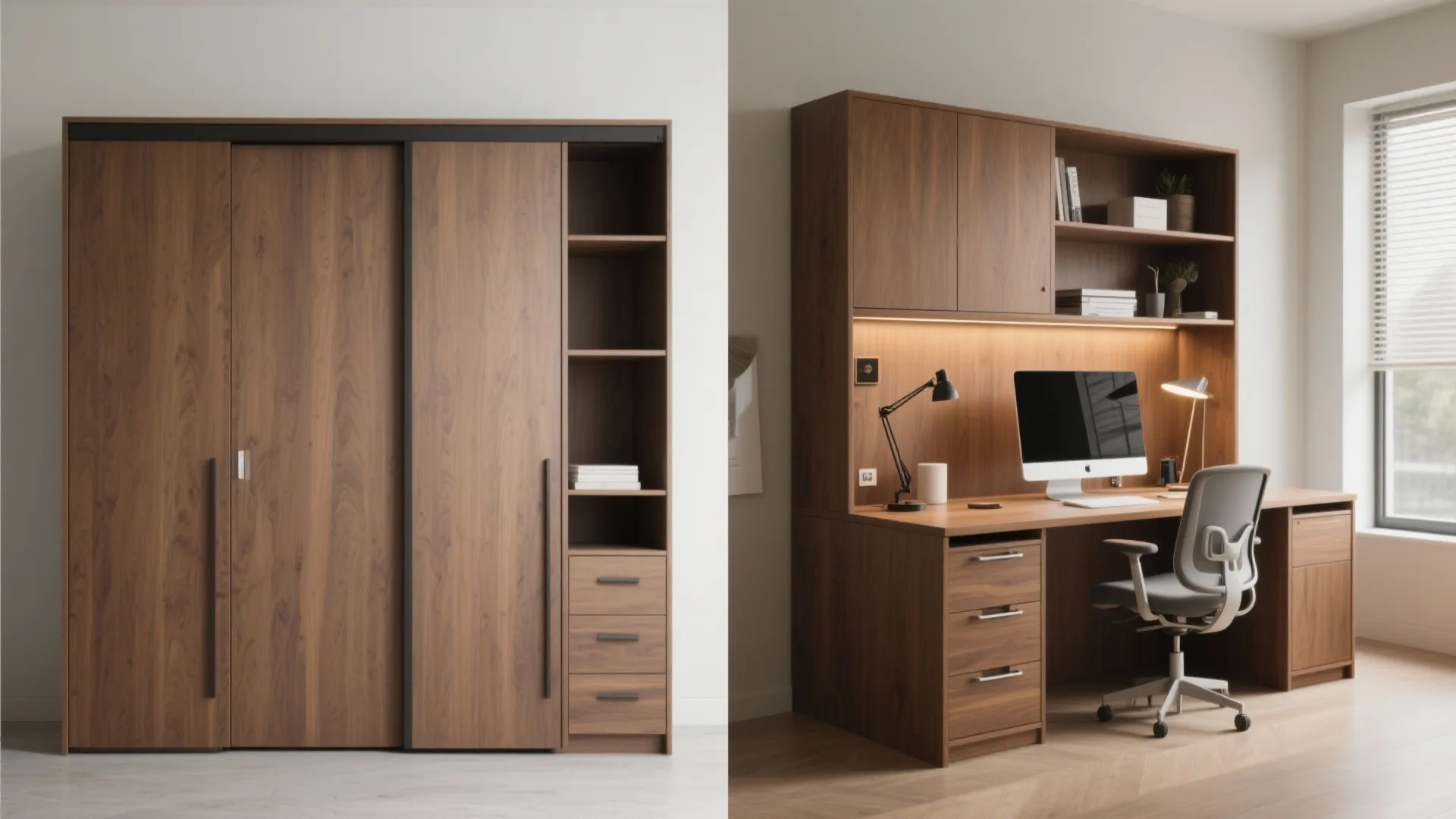 3. Fold & Hide: Murphy Desks and Convertible Units