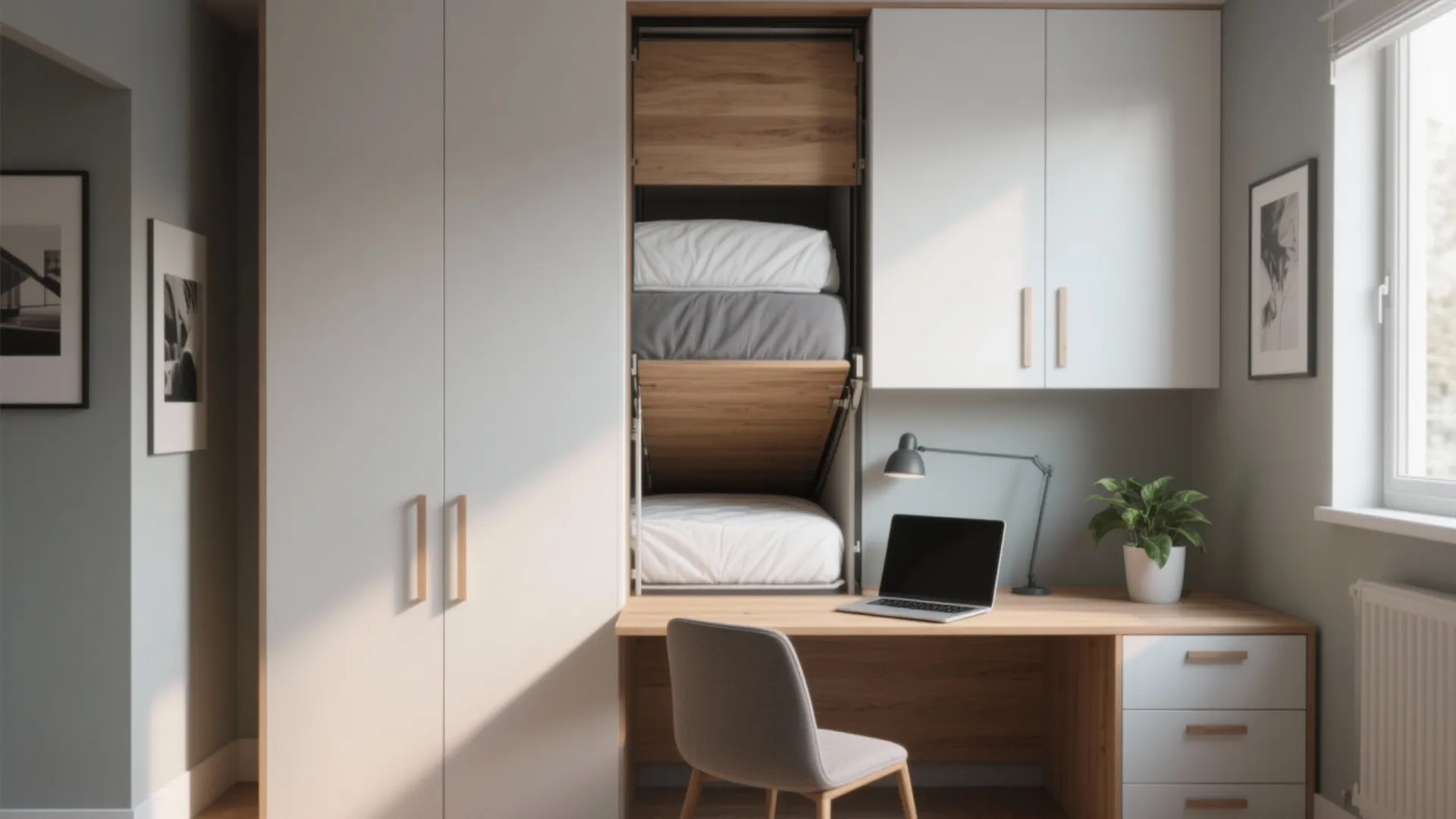 1. Murphy desk-to-bed combo: the ultimate transformer