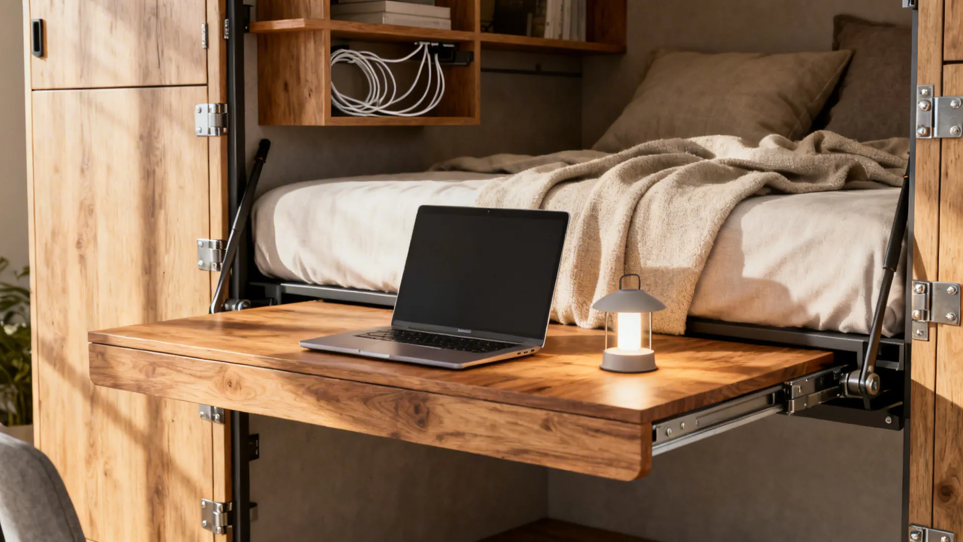 1. Murphy Desk-to-Bed Wall Unit