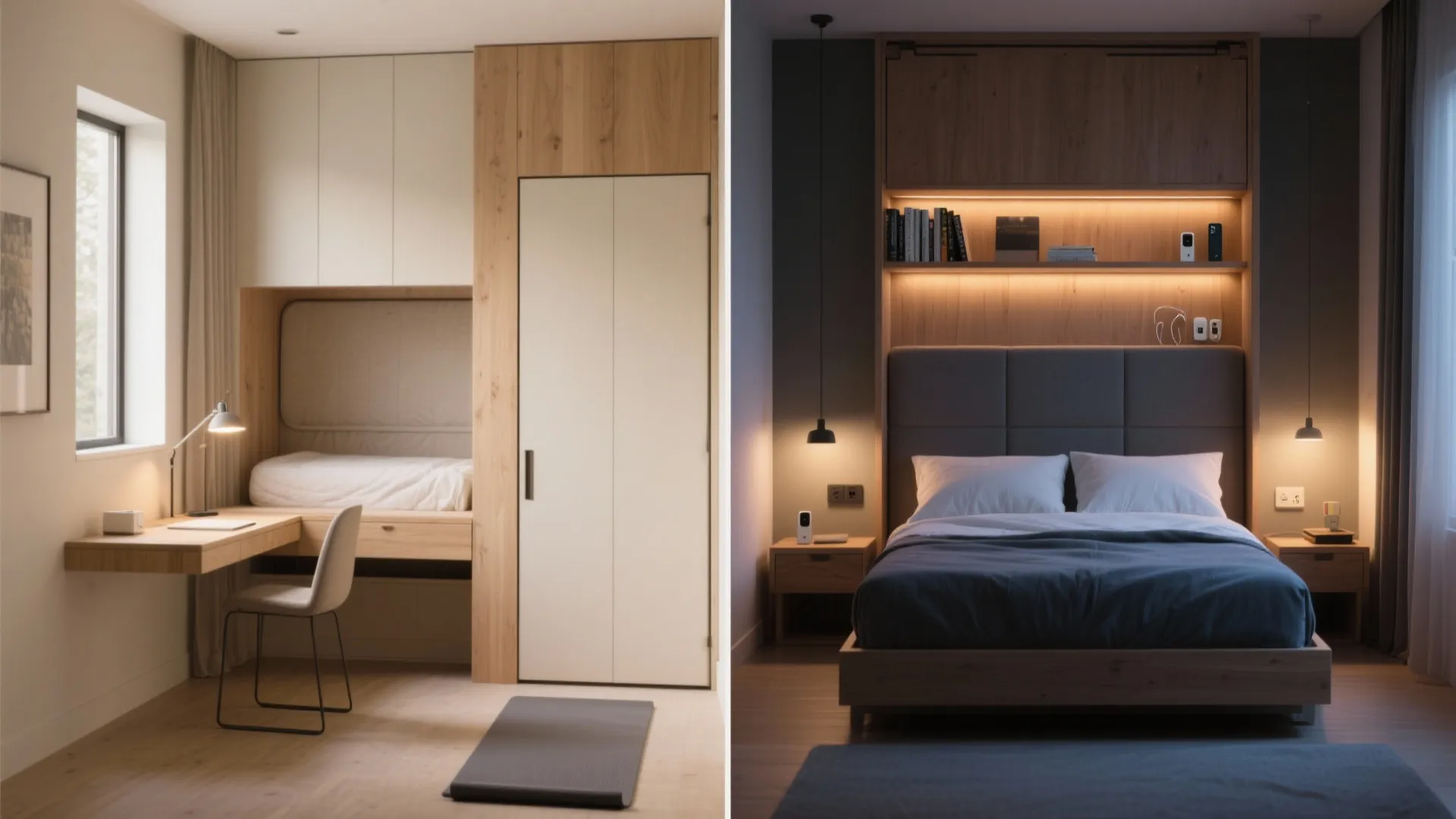 Flex Room With Murphy Bed and Pocket Desk