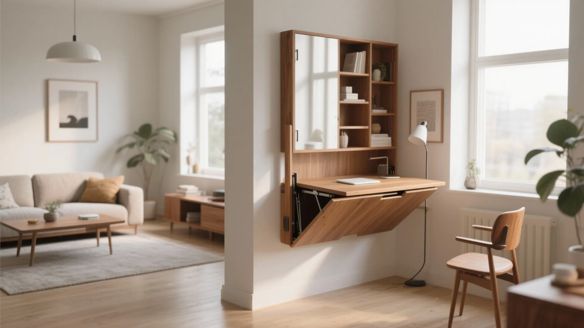 Fold-Away Murphy Desk