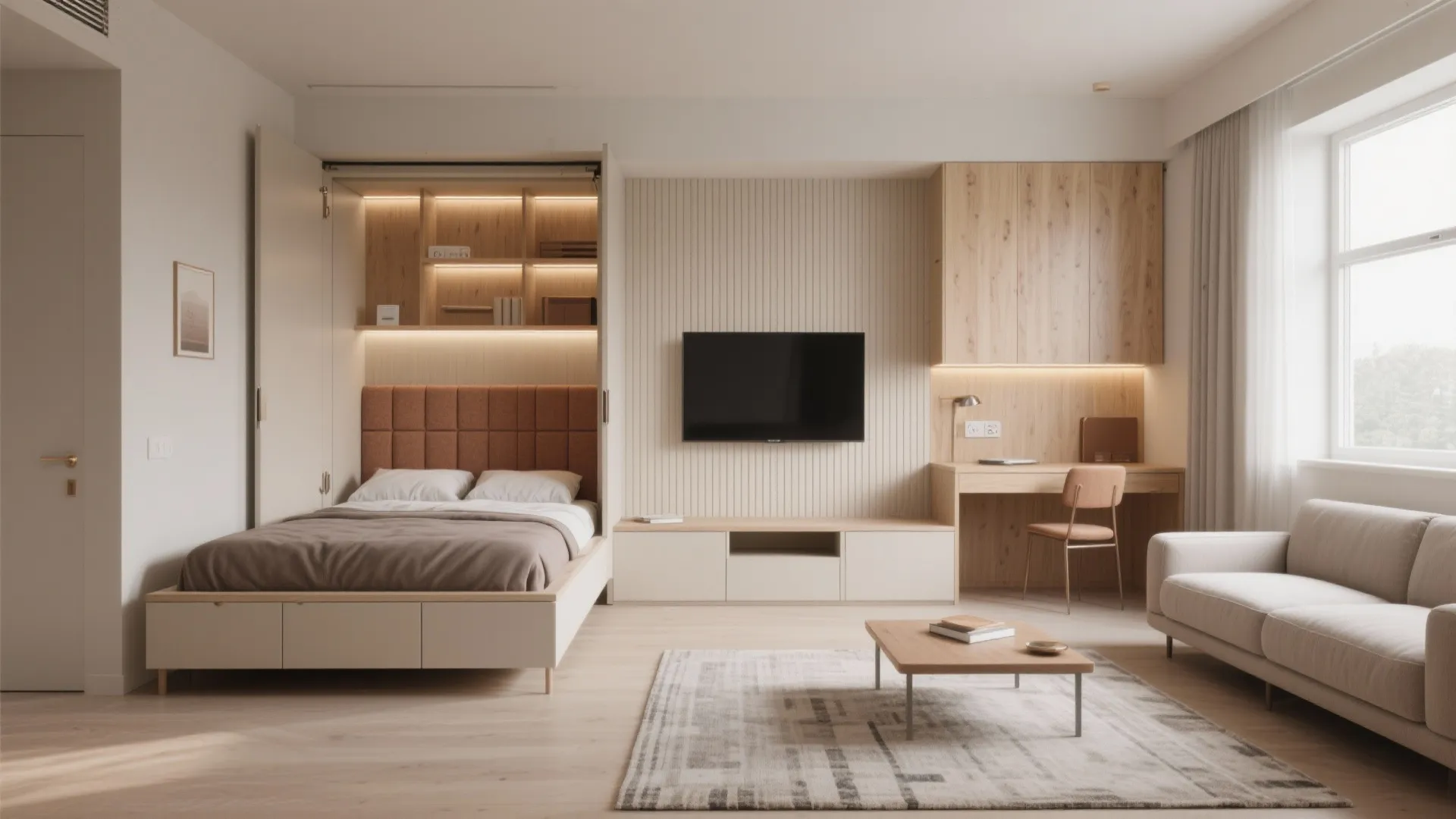 Murphy Bed Ideas for Small Spaces: Maximize Every Inch: Fast-Track Guide to Space-Saving Murphy Beds for Tiny Homes