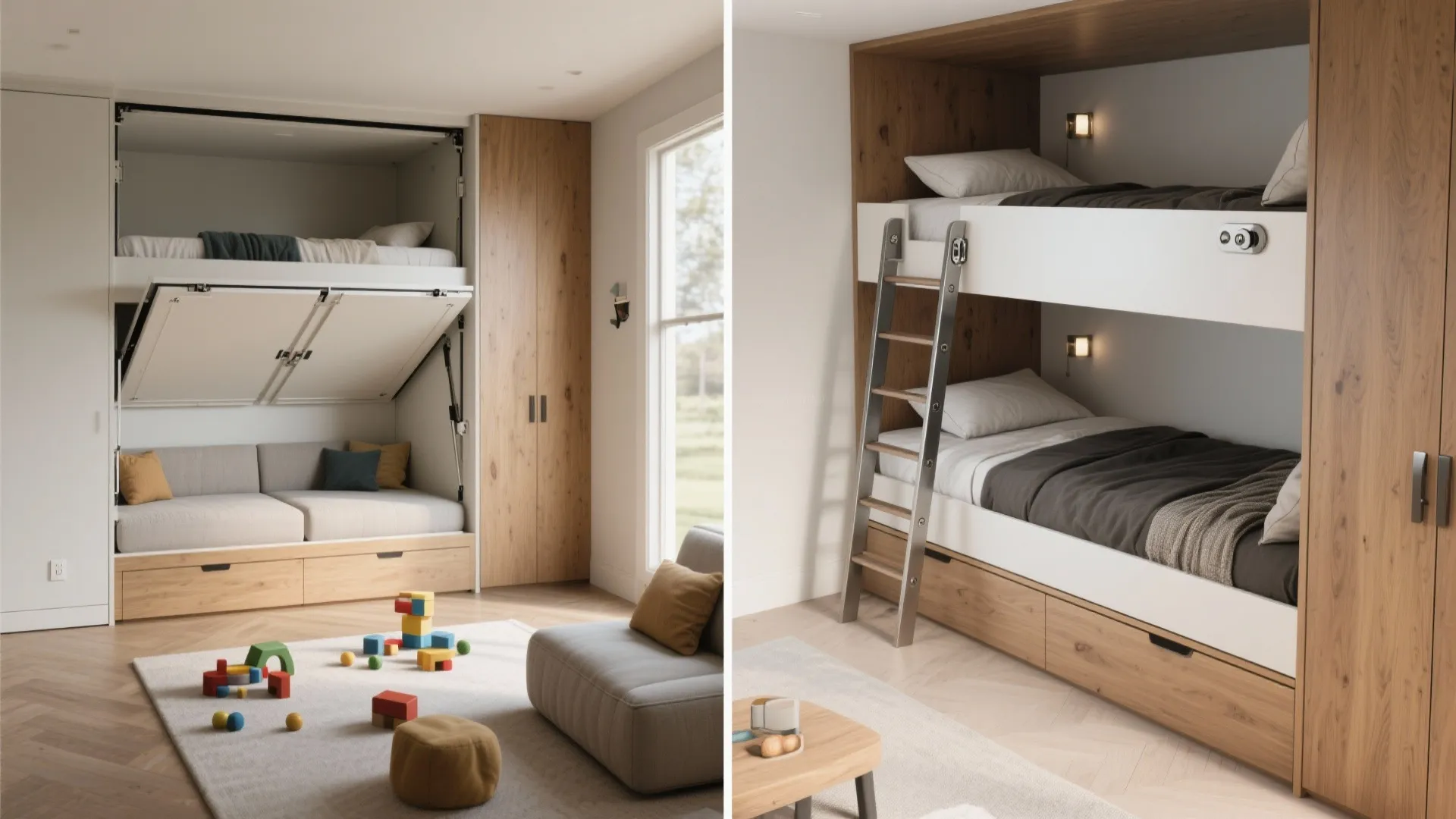 Murphy-Style Flip Bunk (Foldaway Upper)