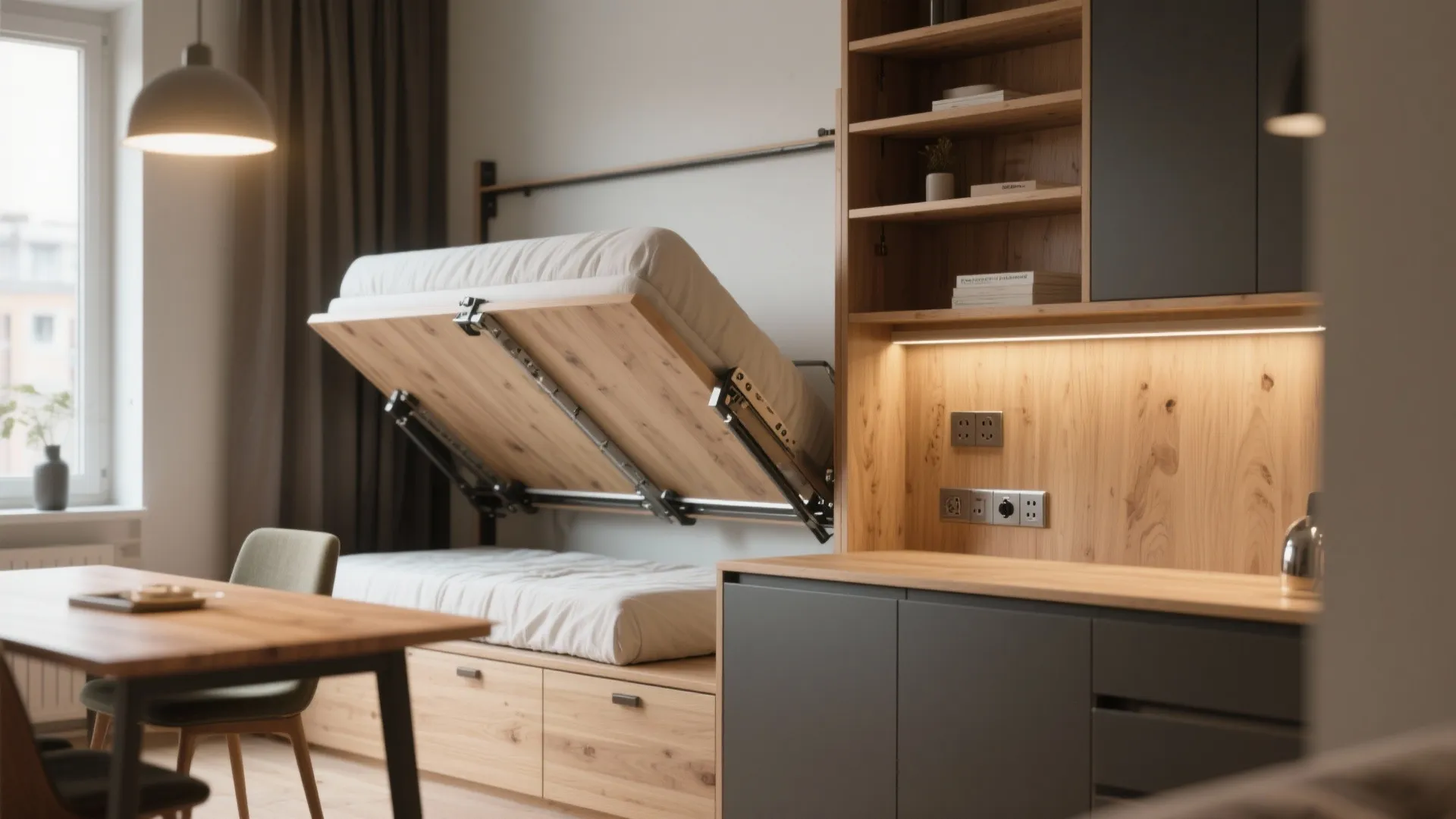 1. Flexible living — fold, slide, hide