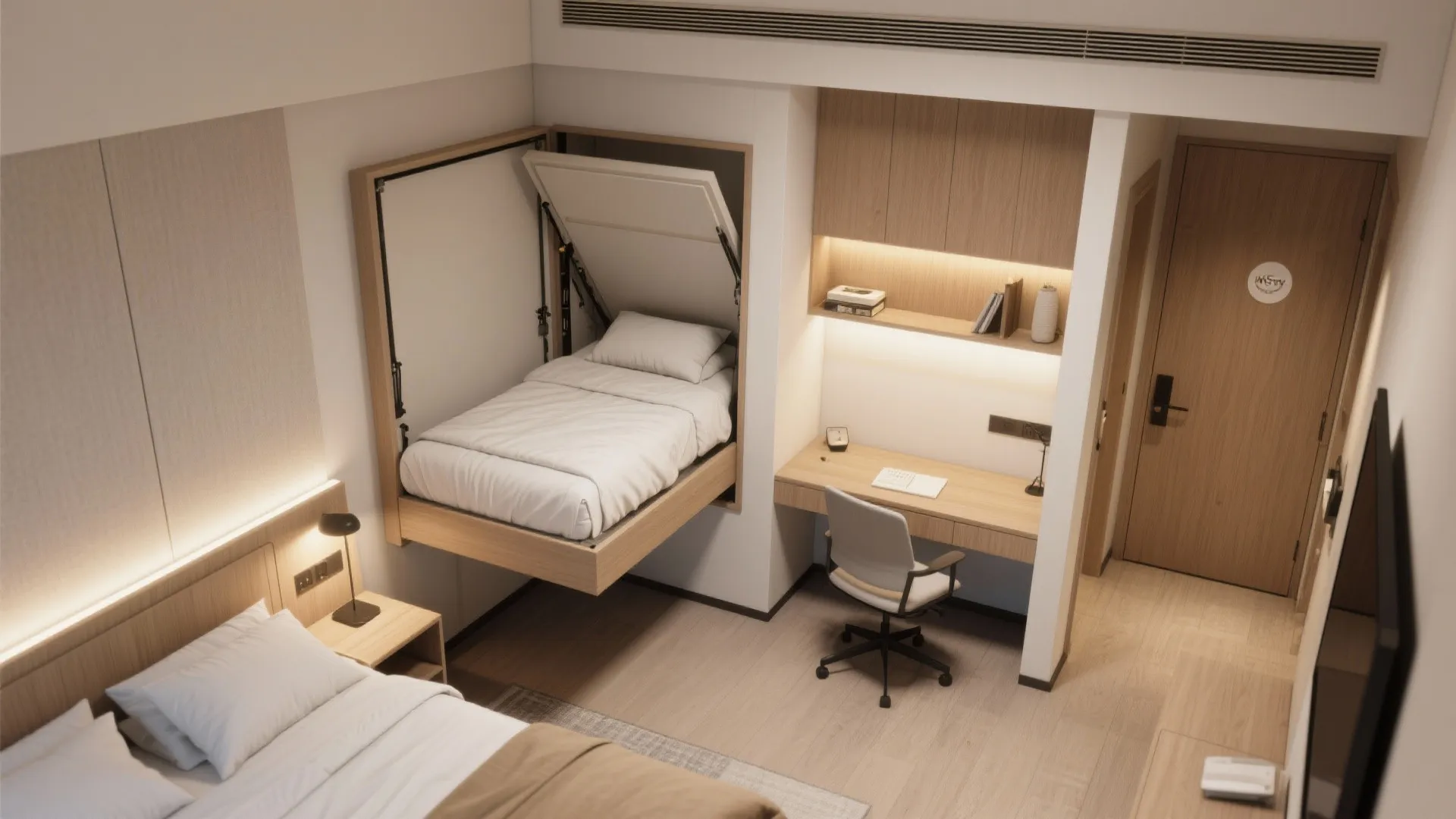 2. Flexible guest room / home office
