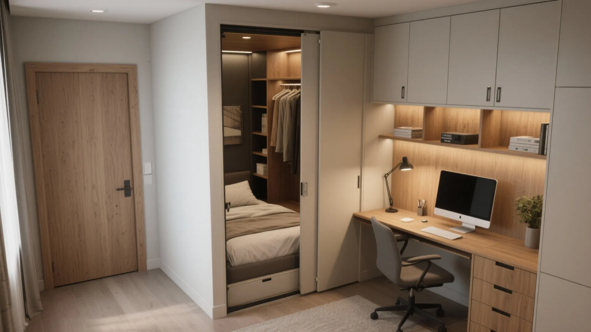 3. Flexible Bedroom That Doubles as Office