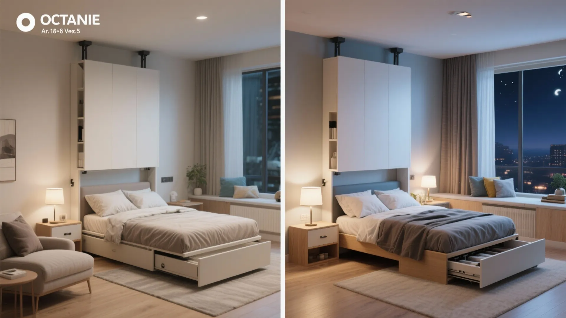4. Murphy beds and clever trundles for flexible nights