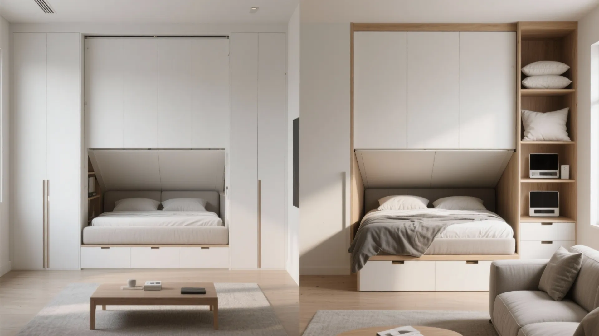 Murphy Beds With Side Cabinets or Sofa Fronts