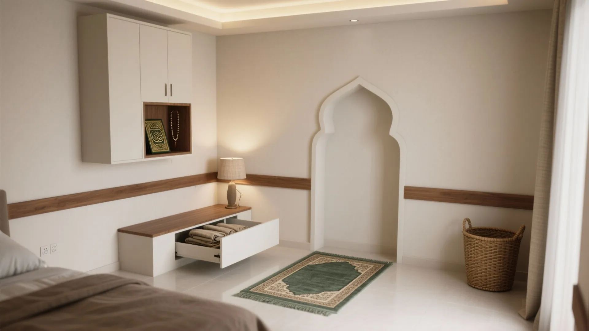 5 Small Islamic Prayer Room Design Ideas: Practical, serene, and space-smart ways to create a beautiful musalla at home
