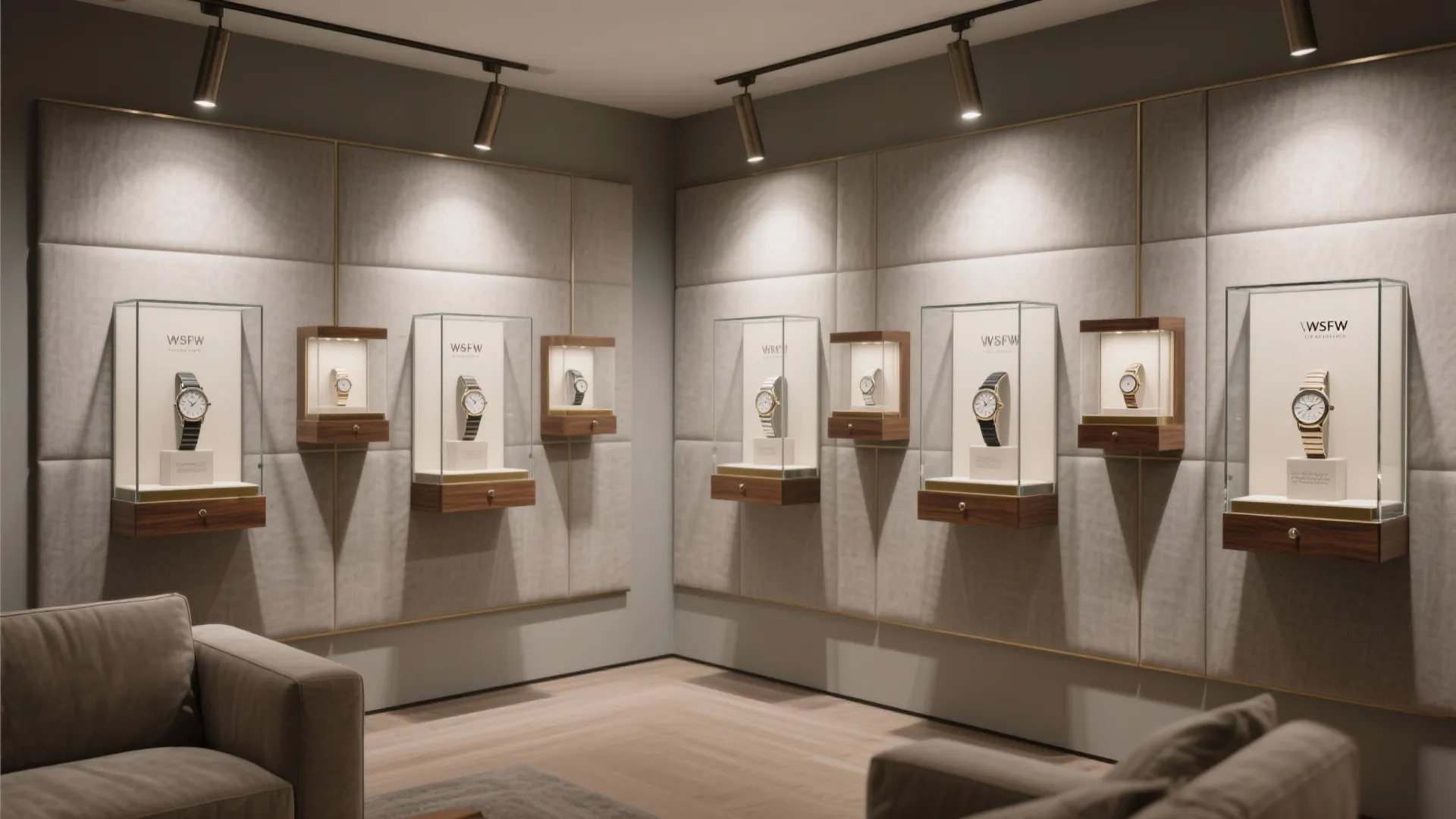 Museum-Style Glass Display Wall