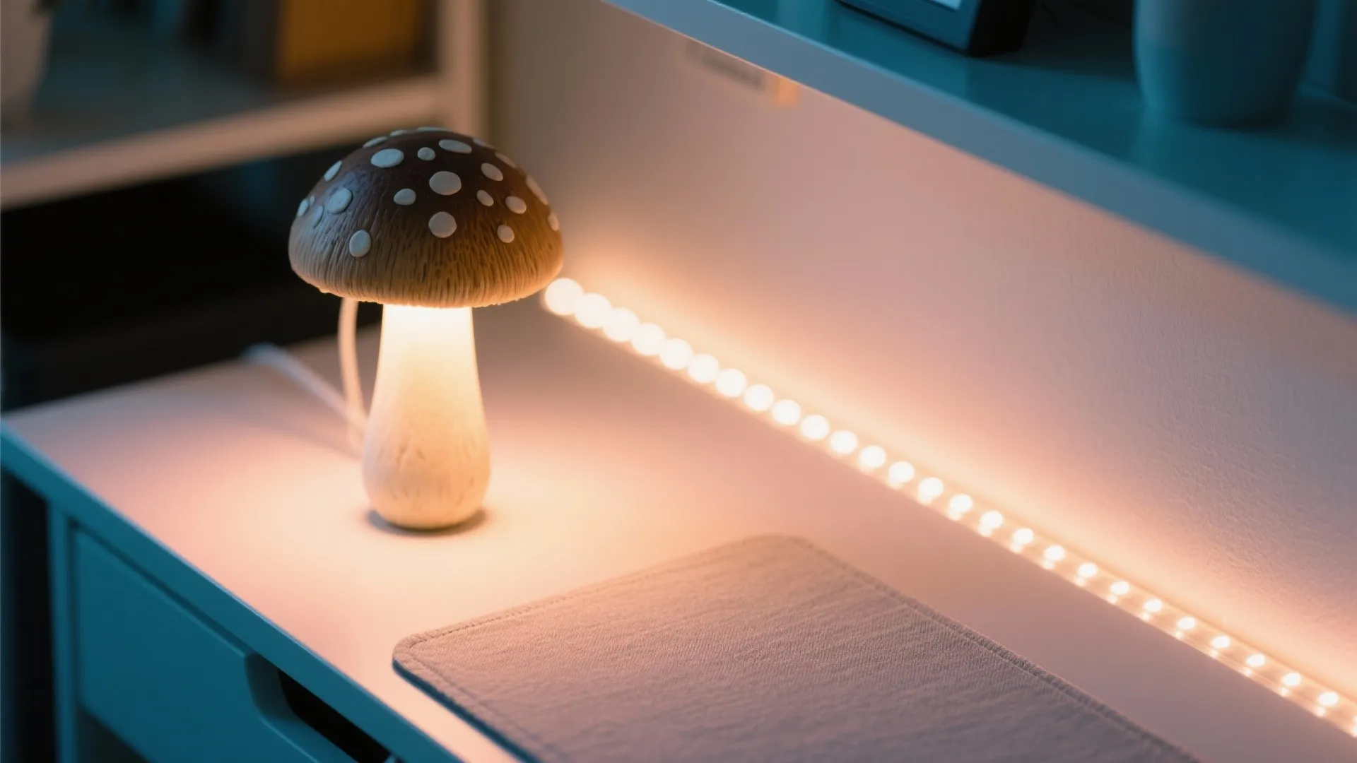 Layered Lighting: Warm Glow and Playful Highlights