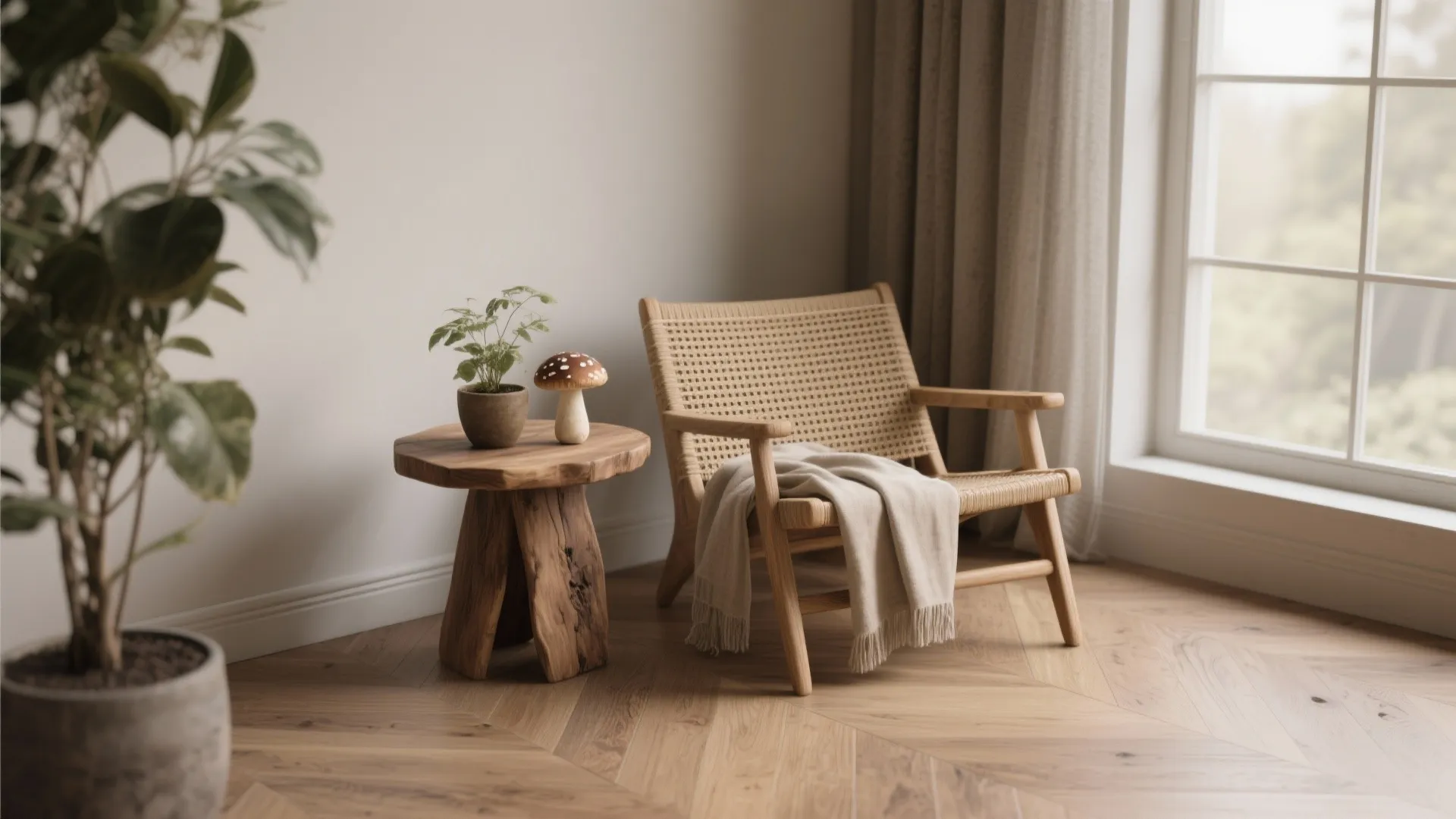 4. Natural Materials and Earthy Palette