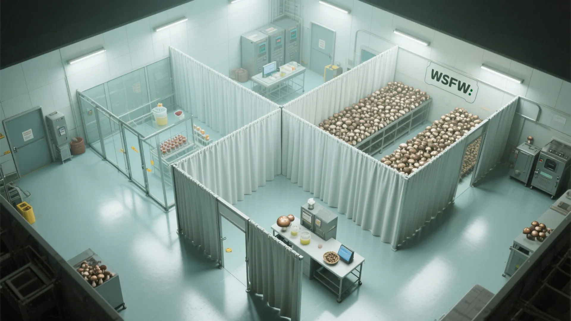 2. Zoning for clean and dirty areas