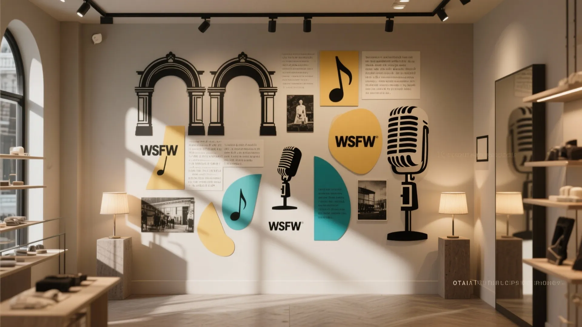 Music Heritage Collages and Retro Color Pops