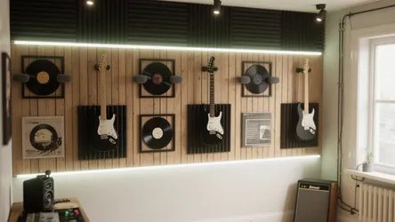 5 Music Wall Design Ideas for Small Spaces