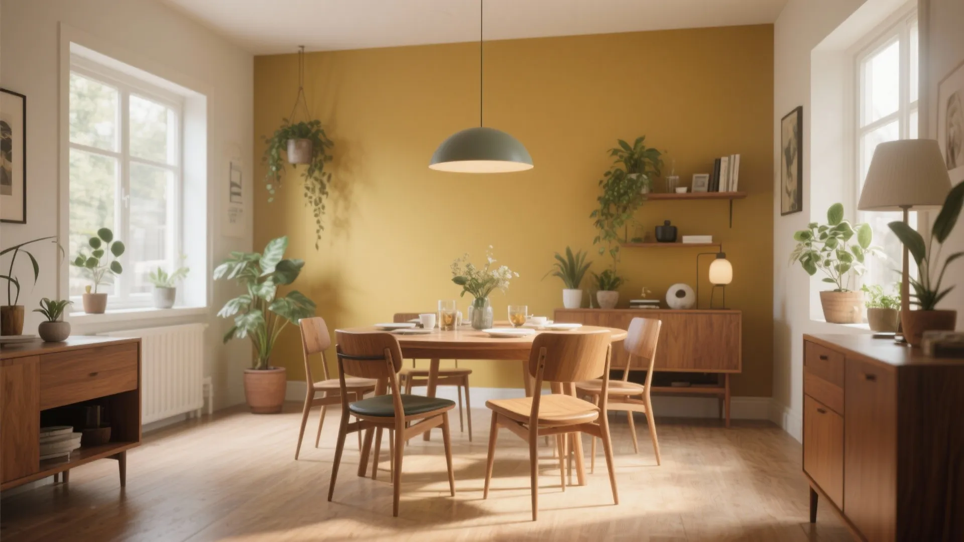 6. Muted Mustard Accent