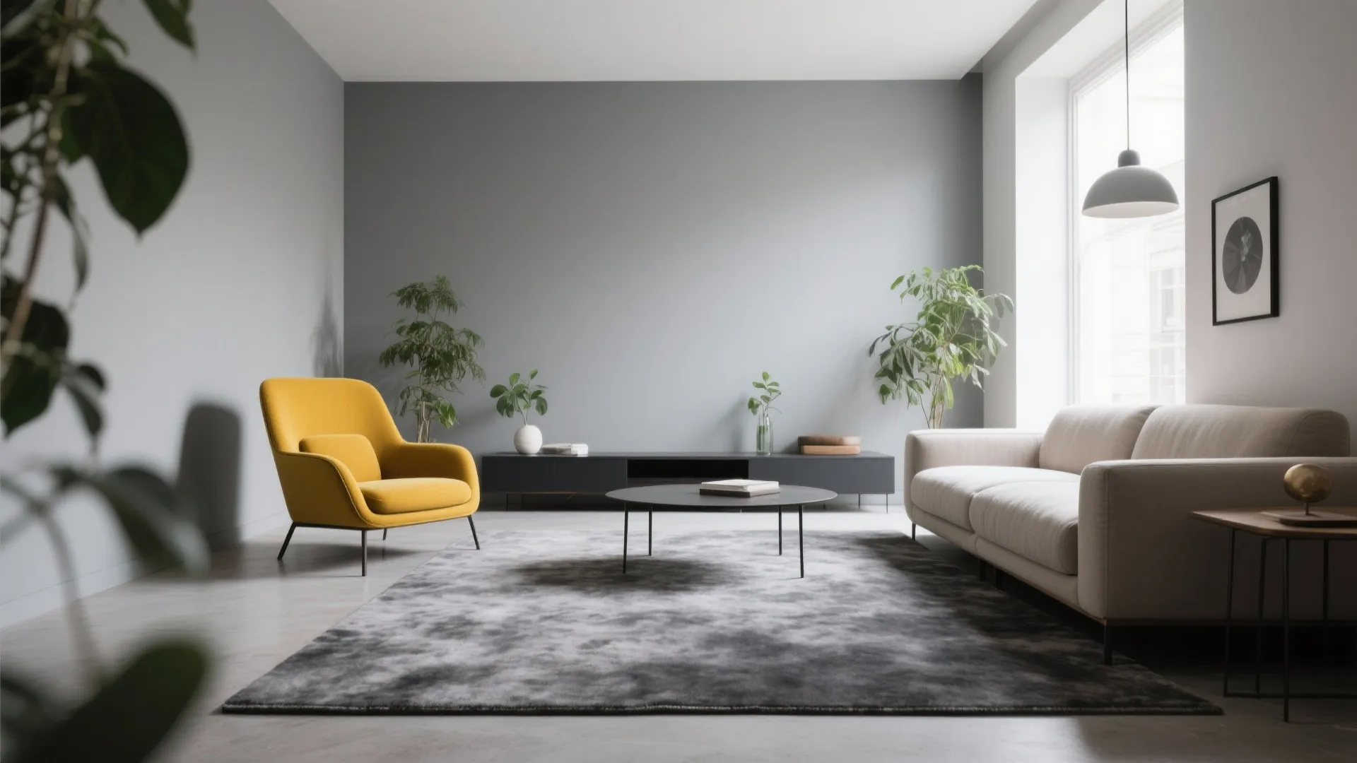 3. Pop of Color Through Accent Chairs