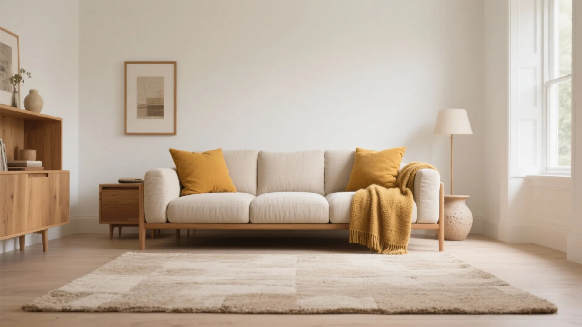 Soft Mustard + Warm Neutrals