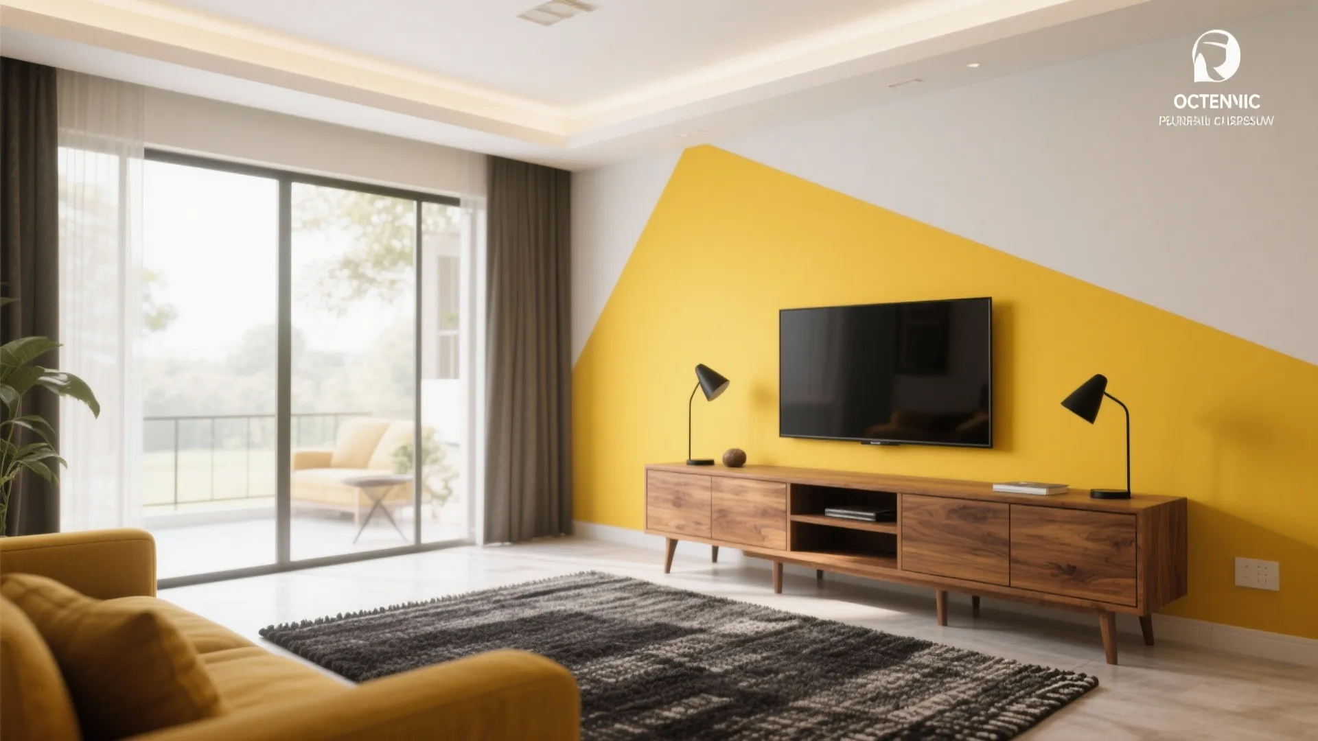 Mustard Yellow & Teak: Mid-Century Desi Pop