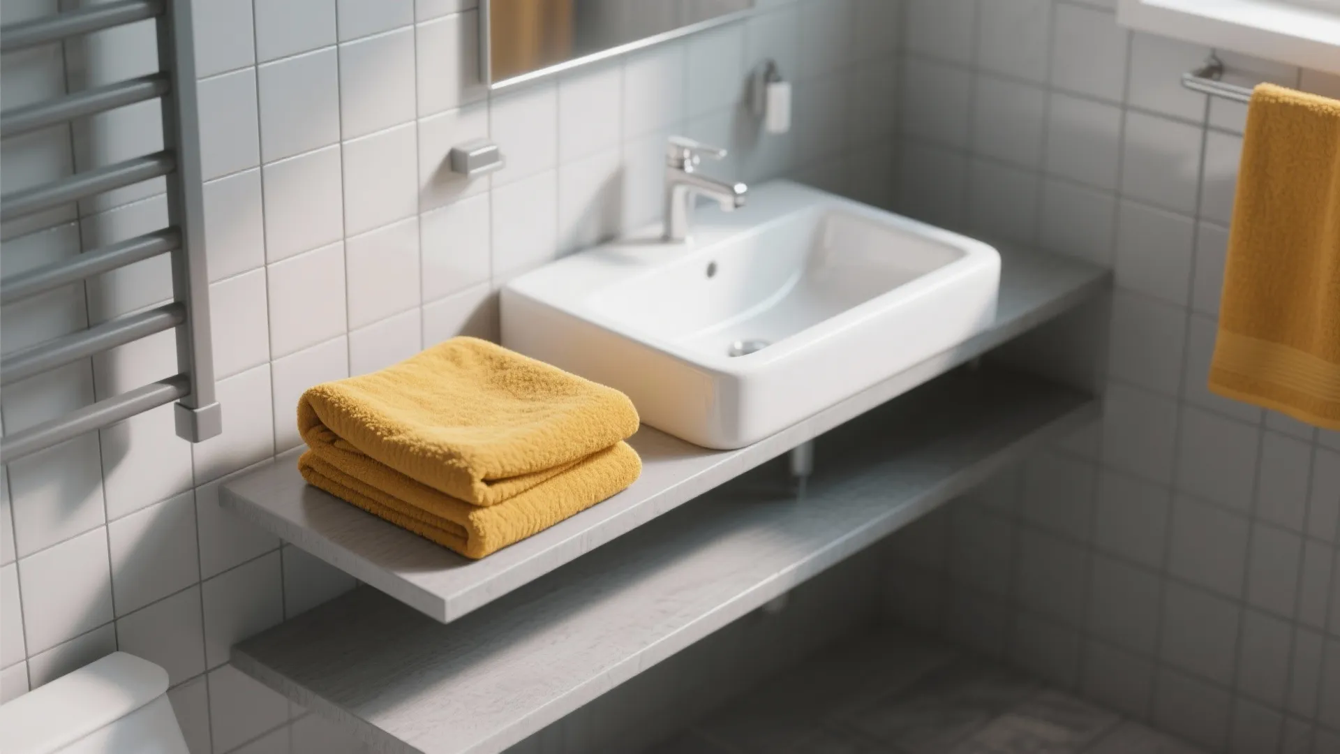 1. Use towels as accent pops