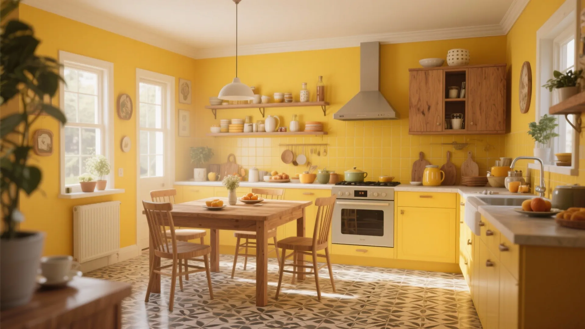 5. Sunny Mustard Yellow