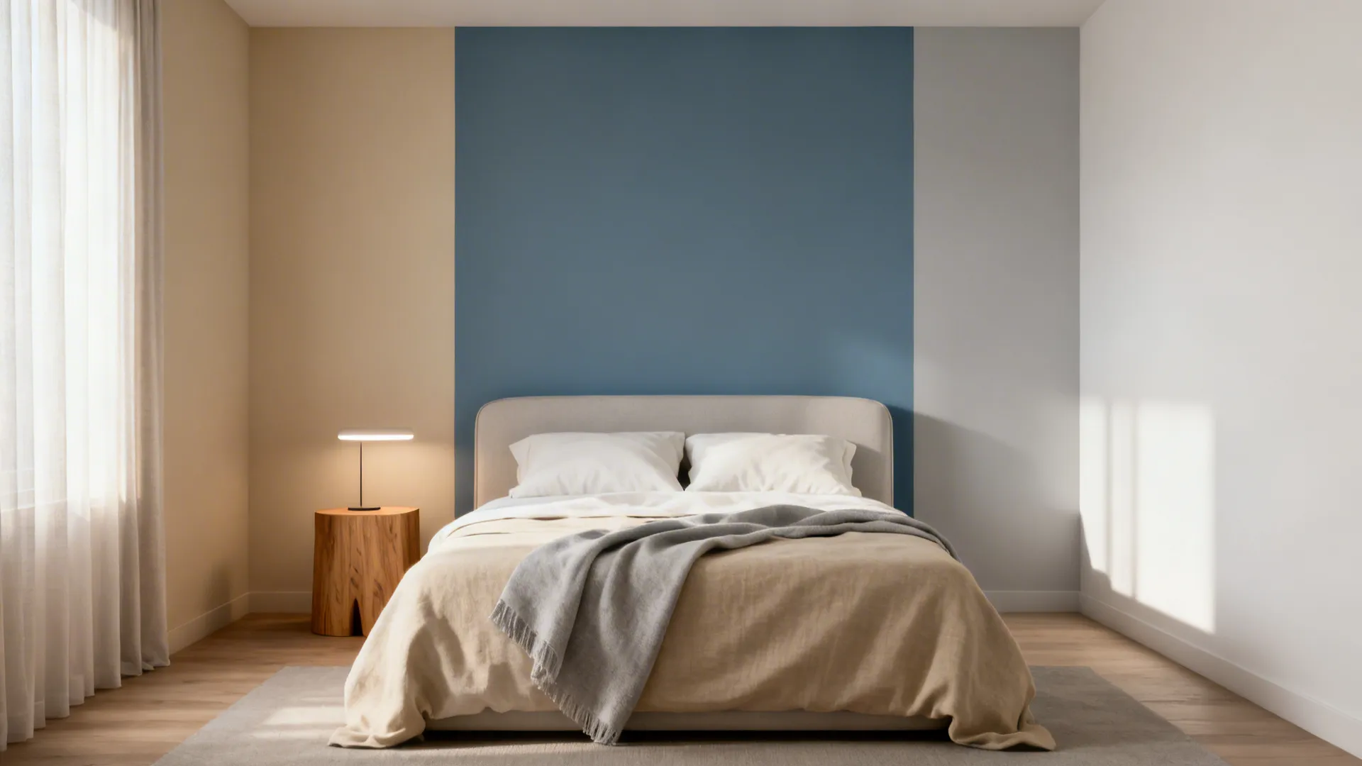 2. Muted Palette with a Single Accent Wall