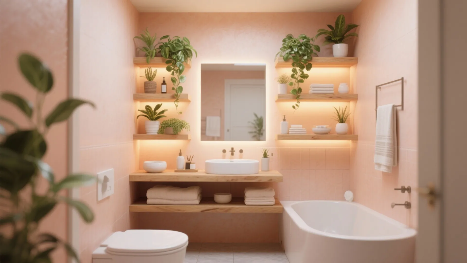 5. Muted Apricot for Spa Vibes