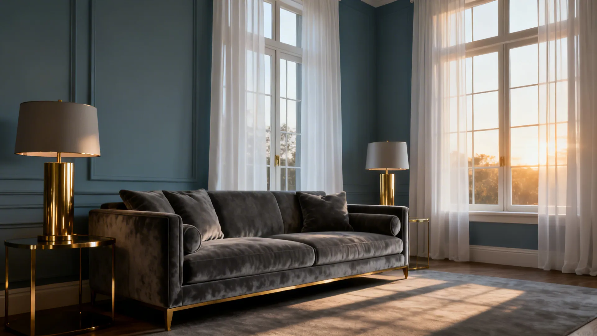 2. Muted Blues: Calm and Collected