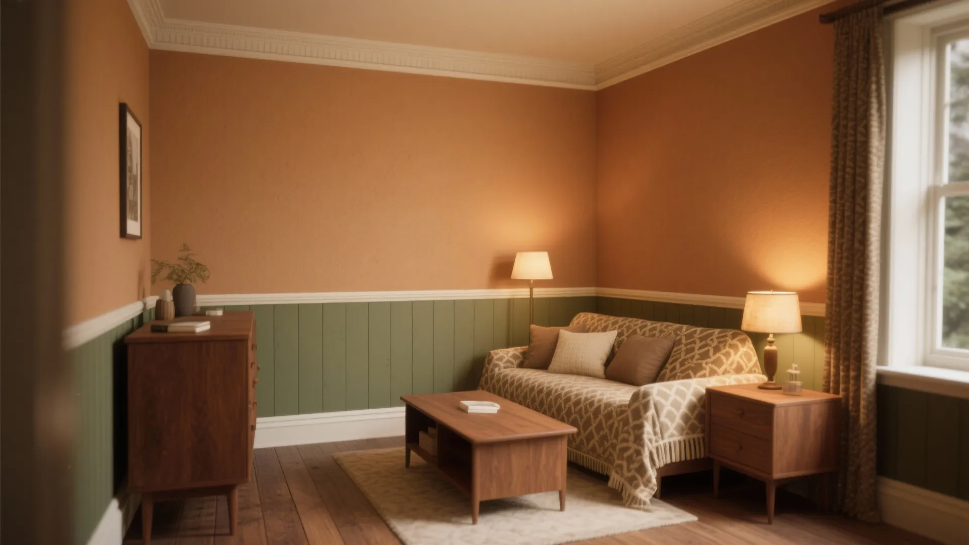 2. Muted Earths: Ochre, Olive, Warm Brown