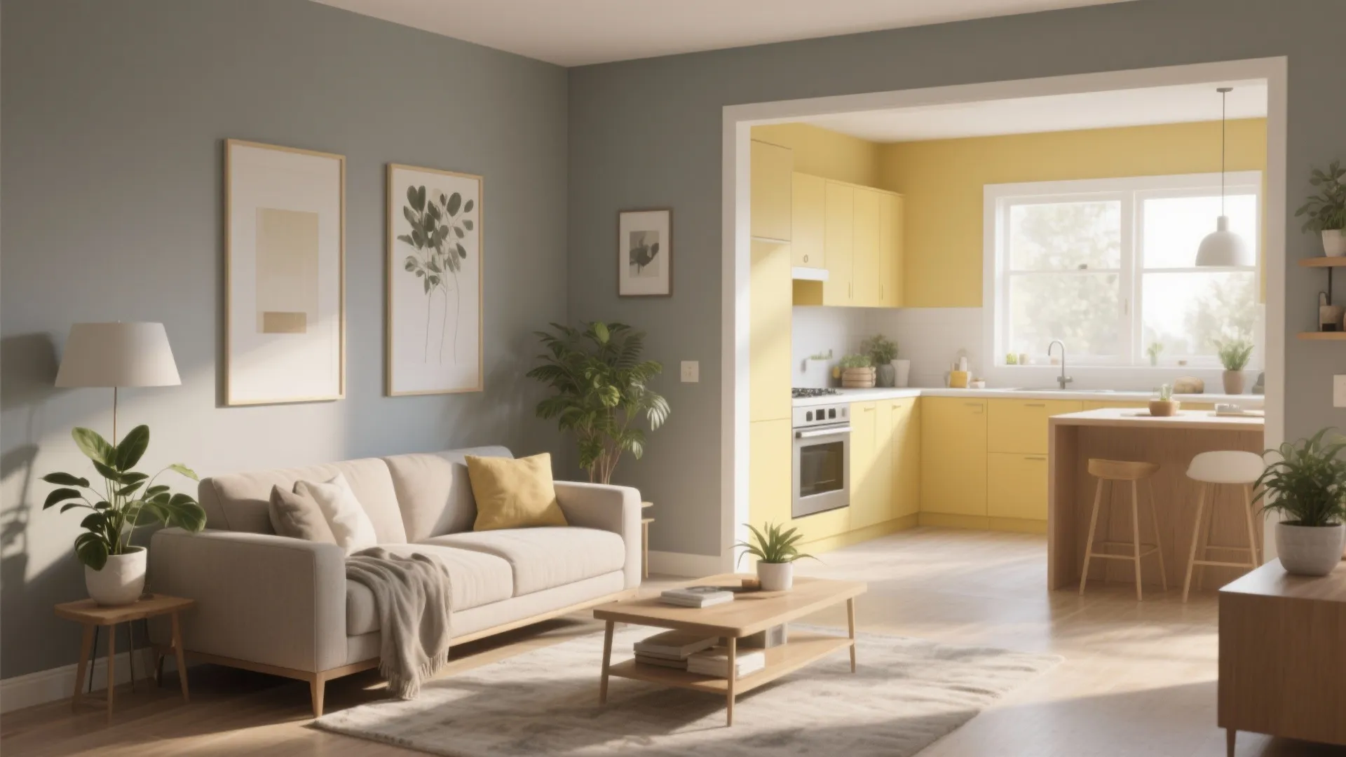 5. Muted Grellow (Gray + Yellow) for Subtle Warmth