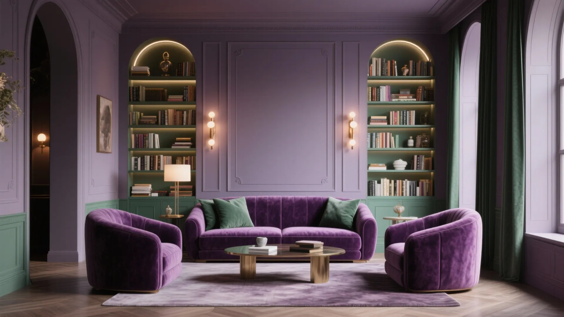 5. Muted Jewel Tones for a Luxe Look