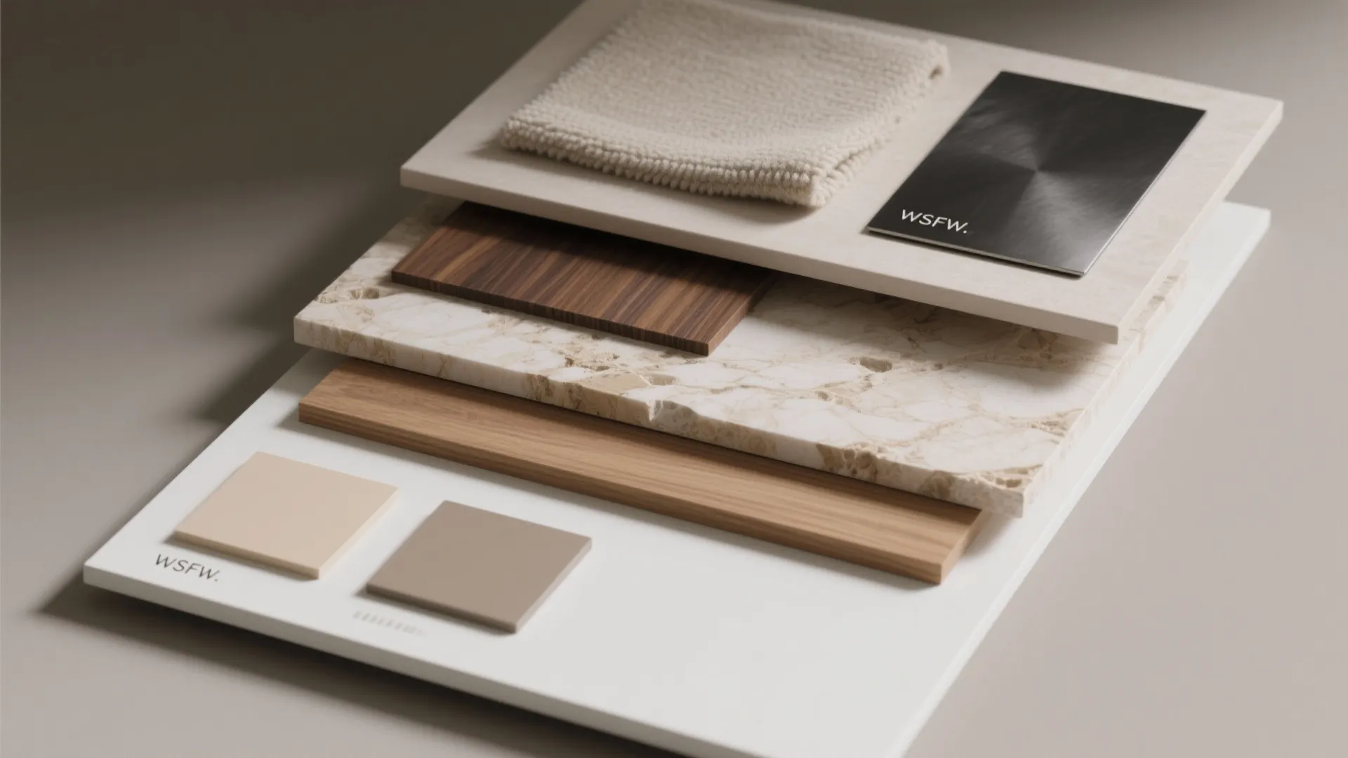 Muted luxury with texture layering