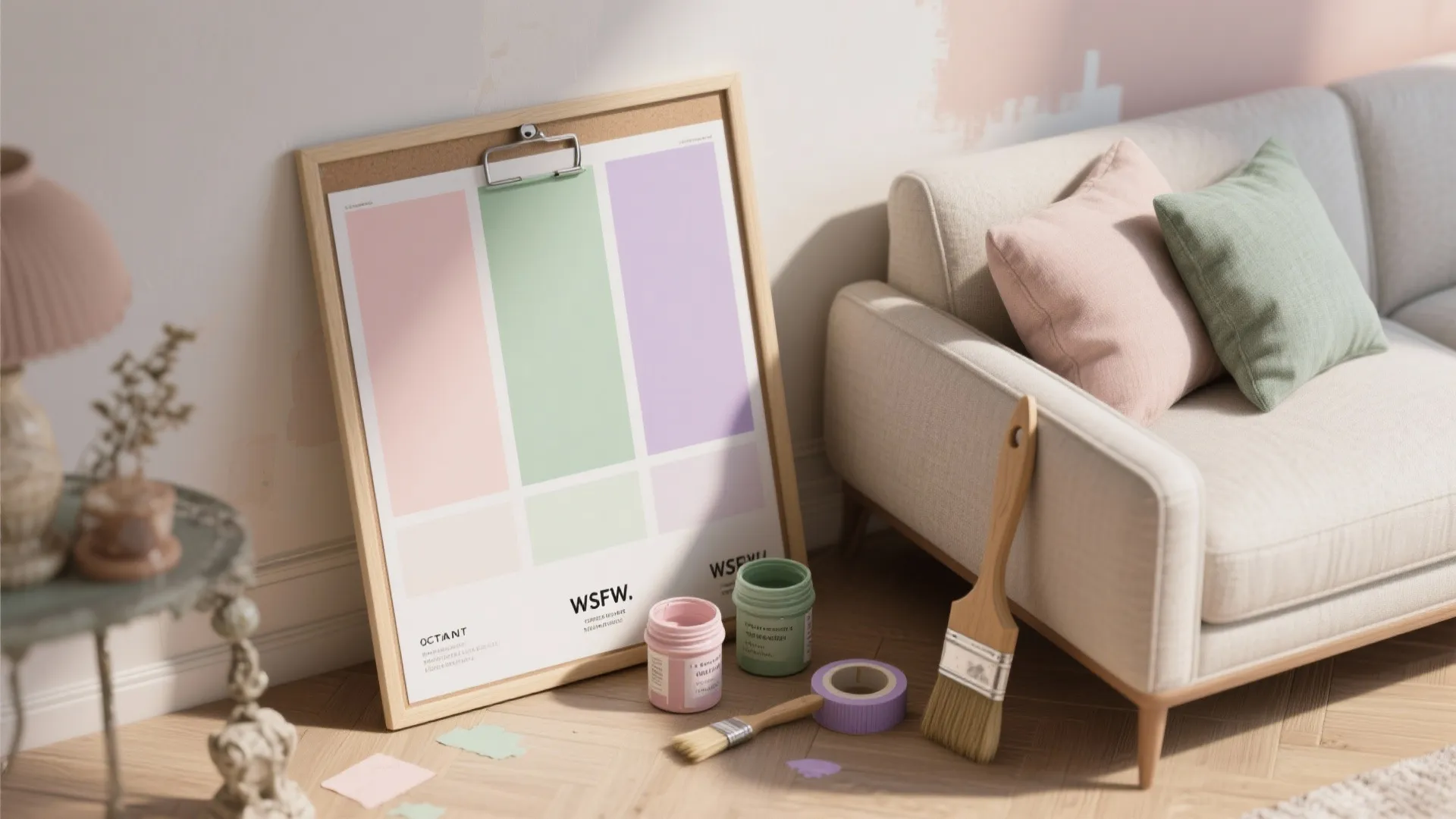 3. Muted Pastels for a Fresh, Lived-in Look